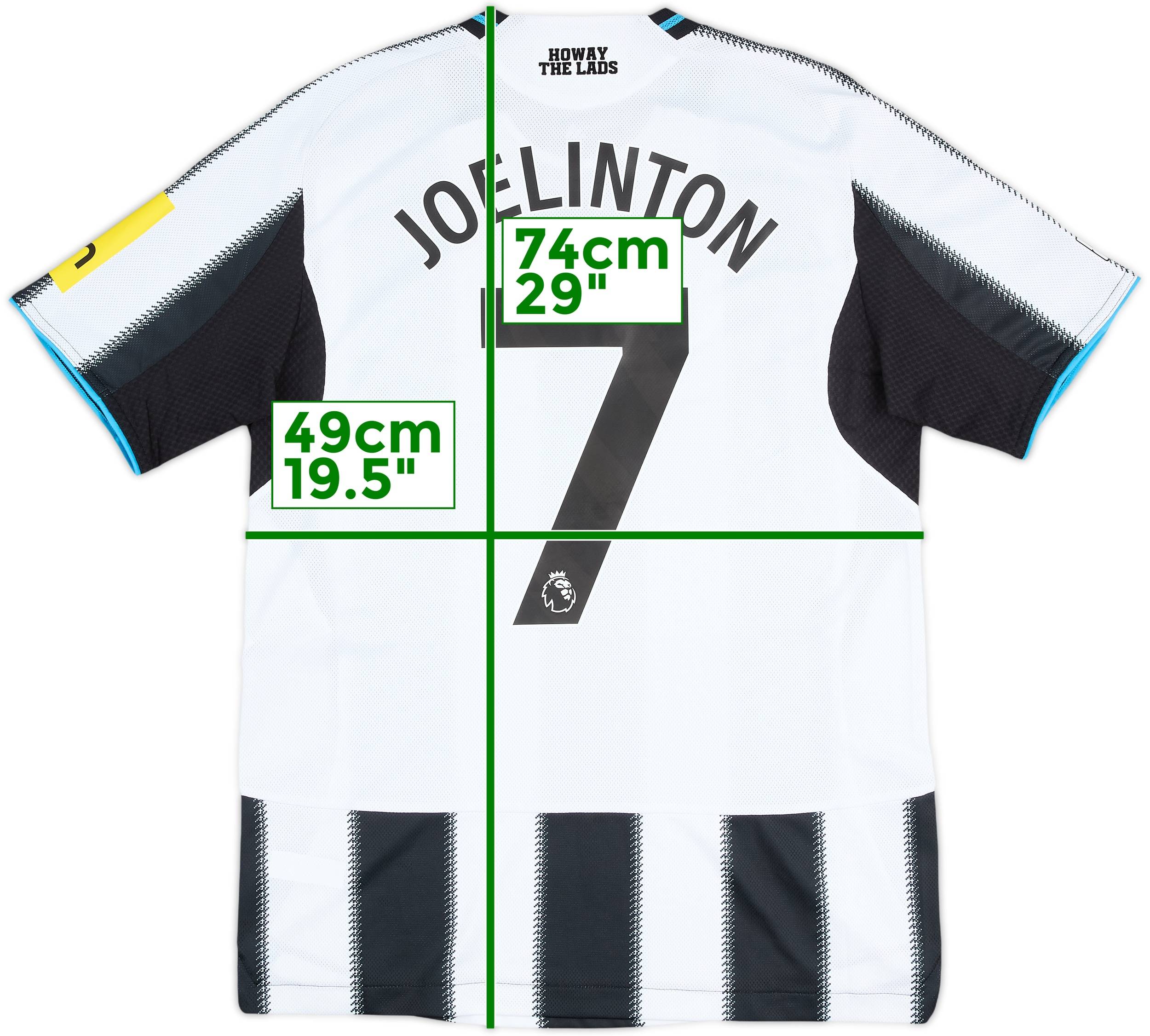 2025-26 Newcastle Match Issue Home Shirt Joelinton #7