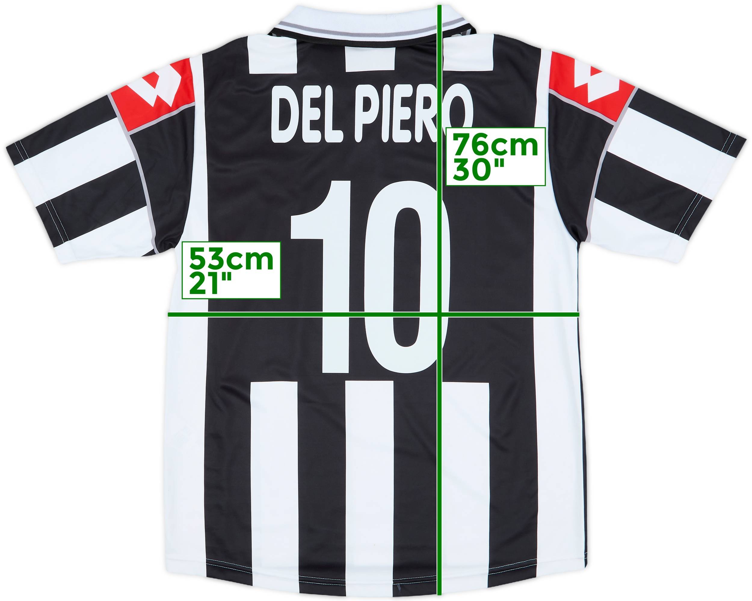 2000-01 Juventus Home Shirt Del Piero #10 (M)