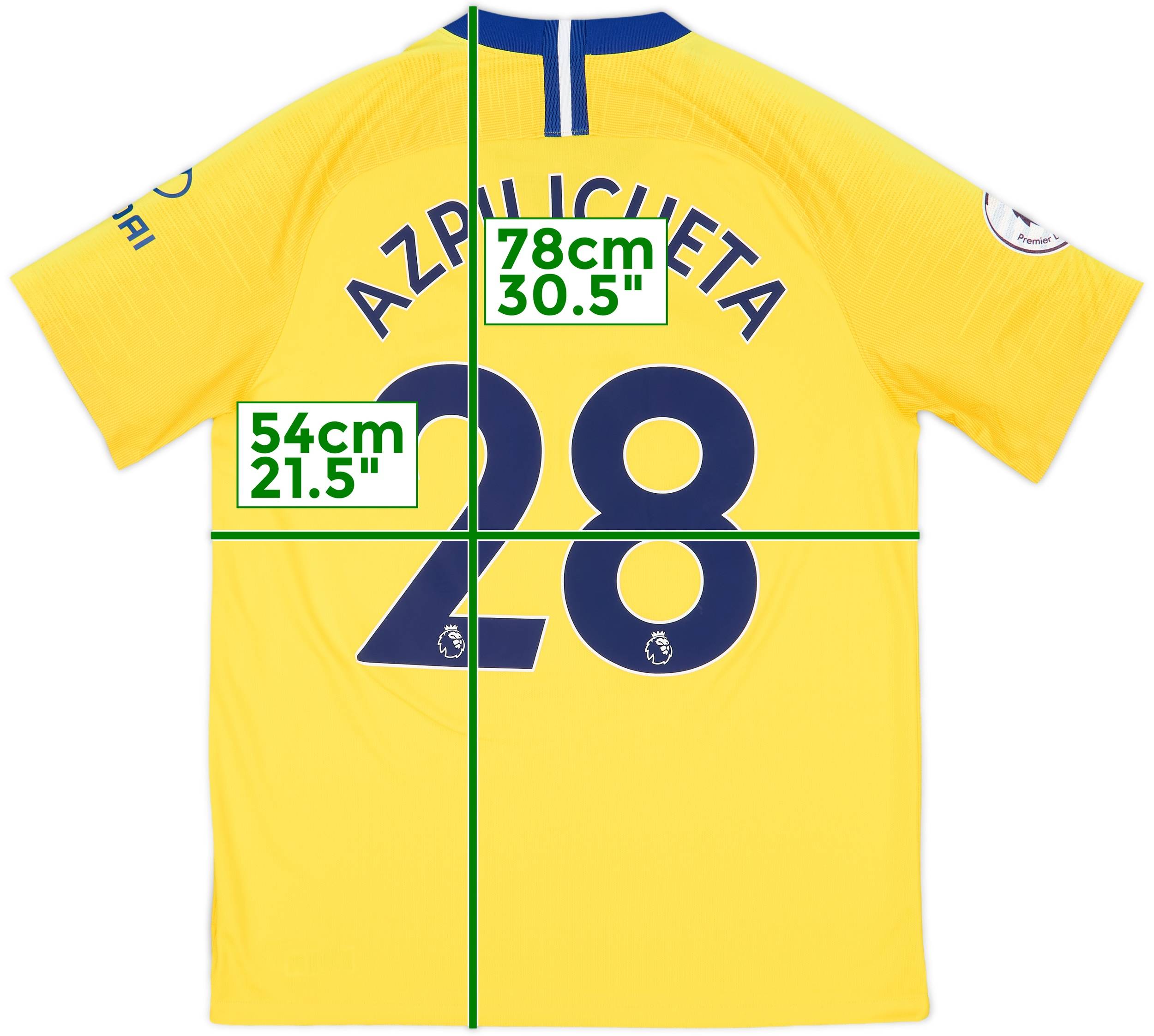 2018-19 Chelsea Away Shirt Azpilicueta #28 - 8/10 - (L)