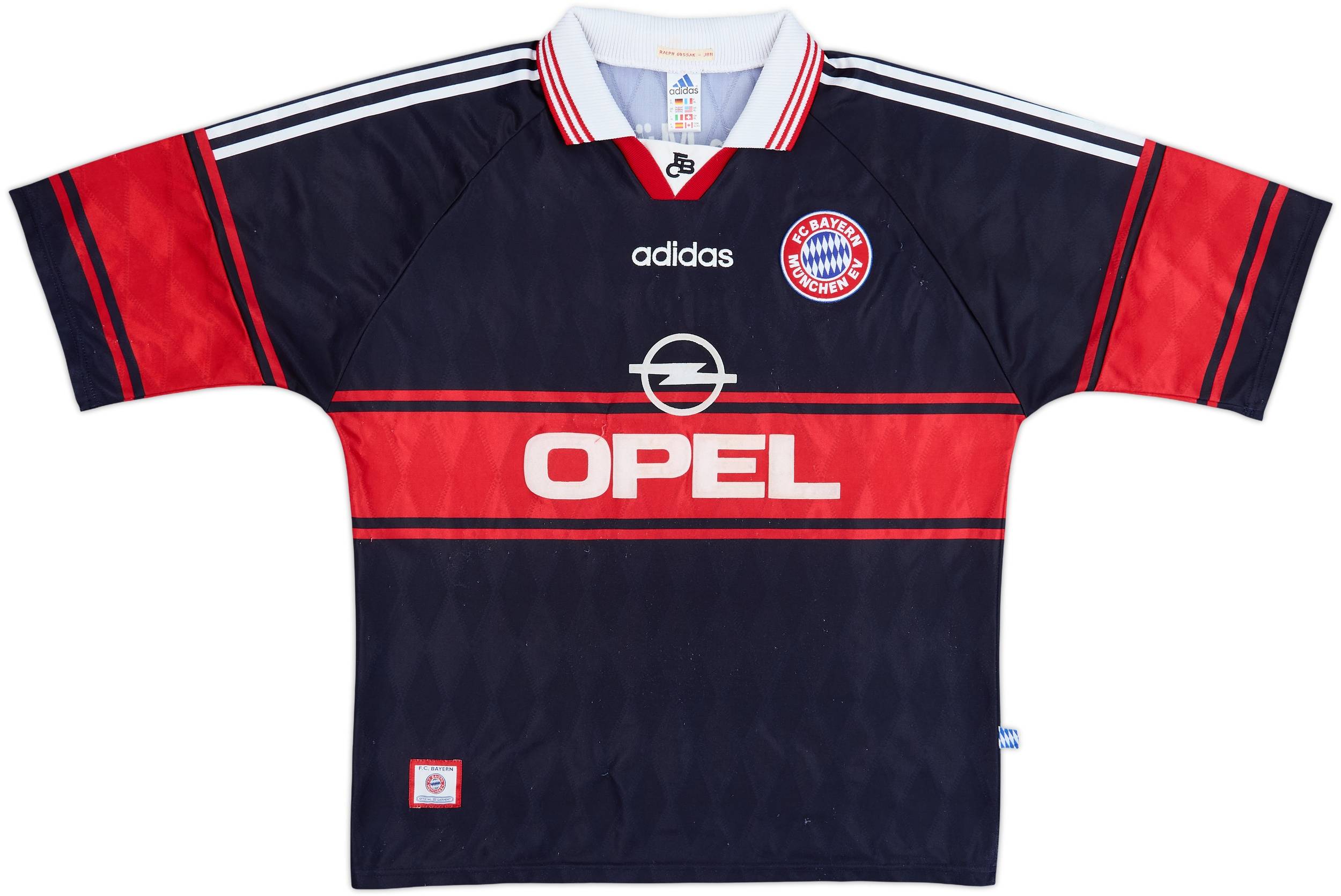 1997-99 Bayern Munich Home Shirt Lizarazu #11 - 8/10 - (XL)
