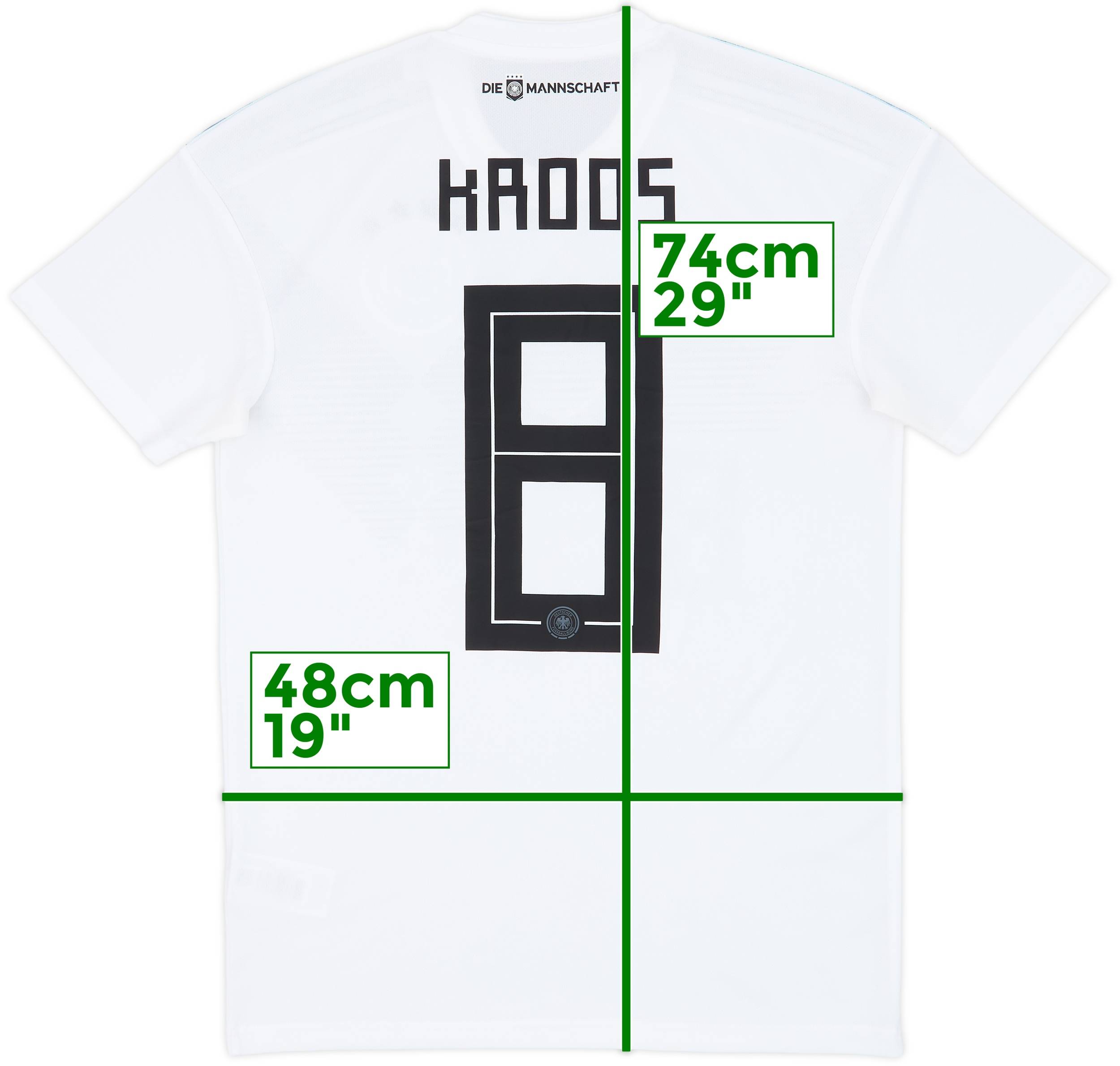2018-19 Germany Home Shirt Kroos #8 - 7/10 - (S)