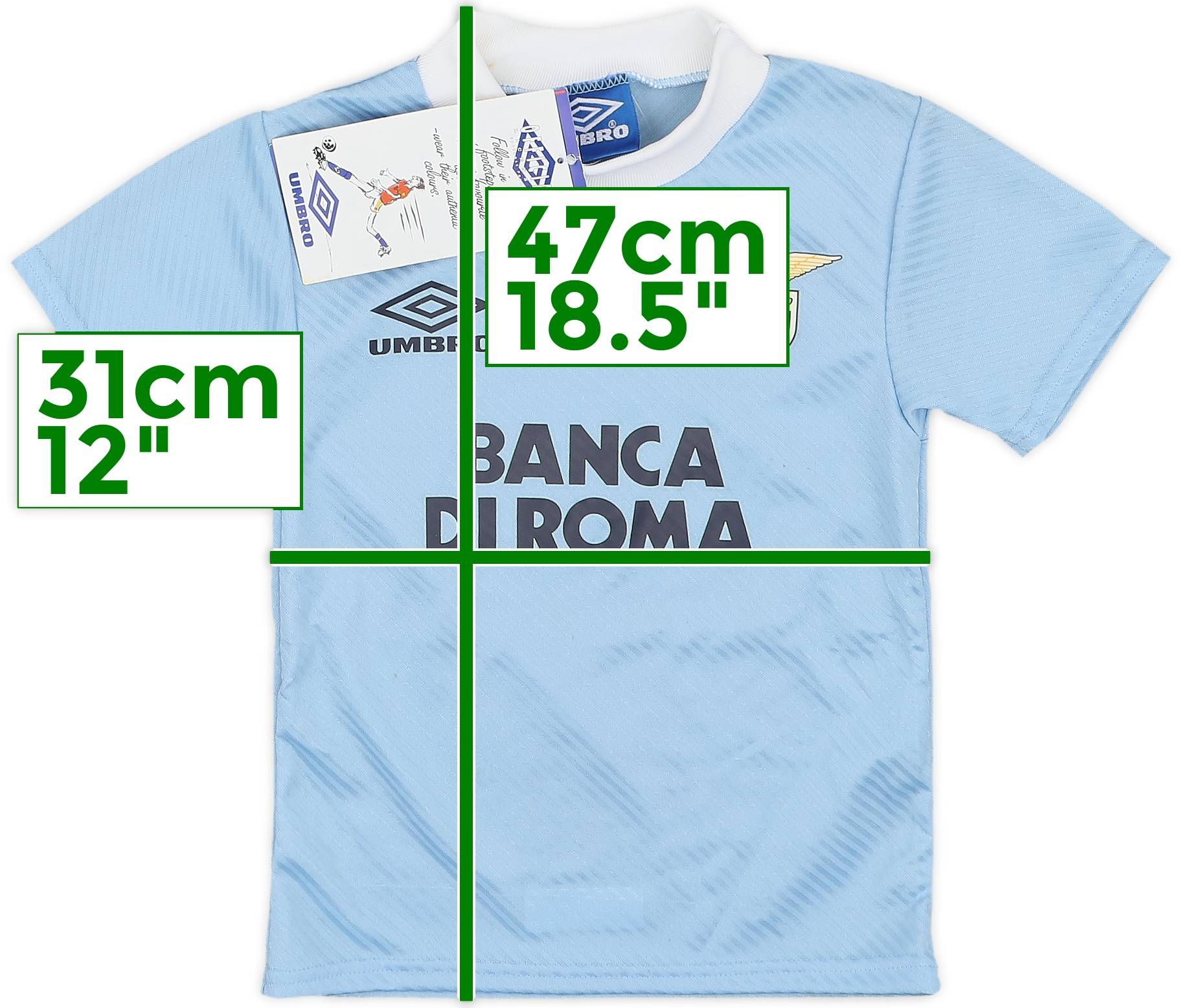 1993-95 Lazio Home Shirt (3-4 Years)