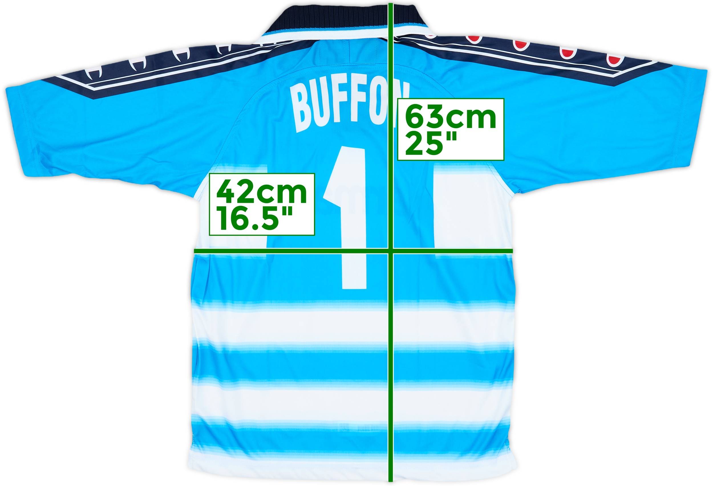 1999-00 Parma GK Shirt Buffon #1 (M.Boys)