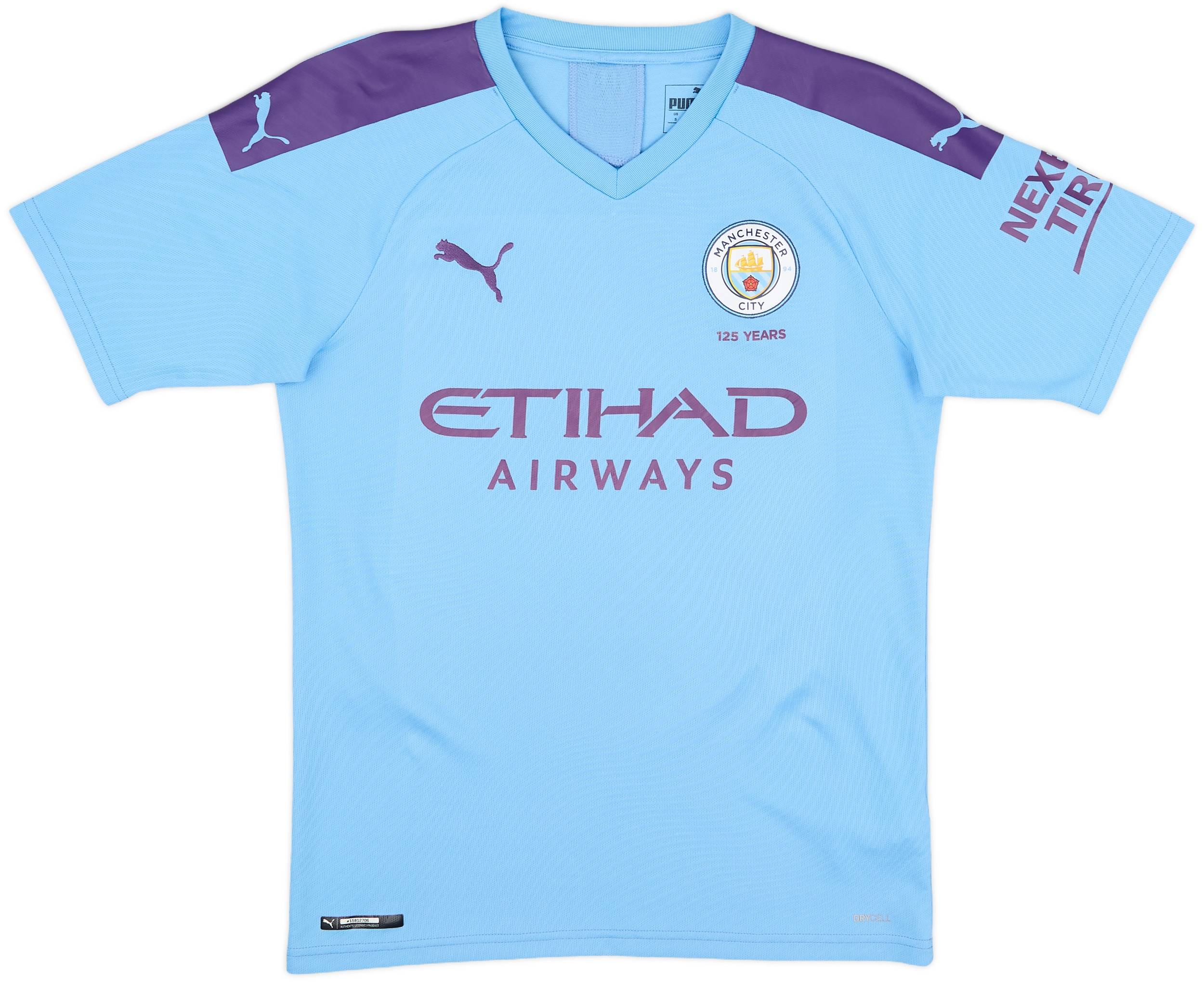 2019-20 Manchester City Home Shirt De Bruyne #17 - 8/10 - (S)