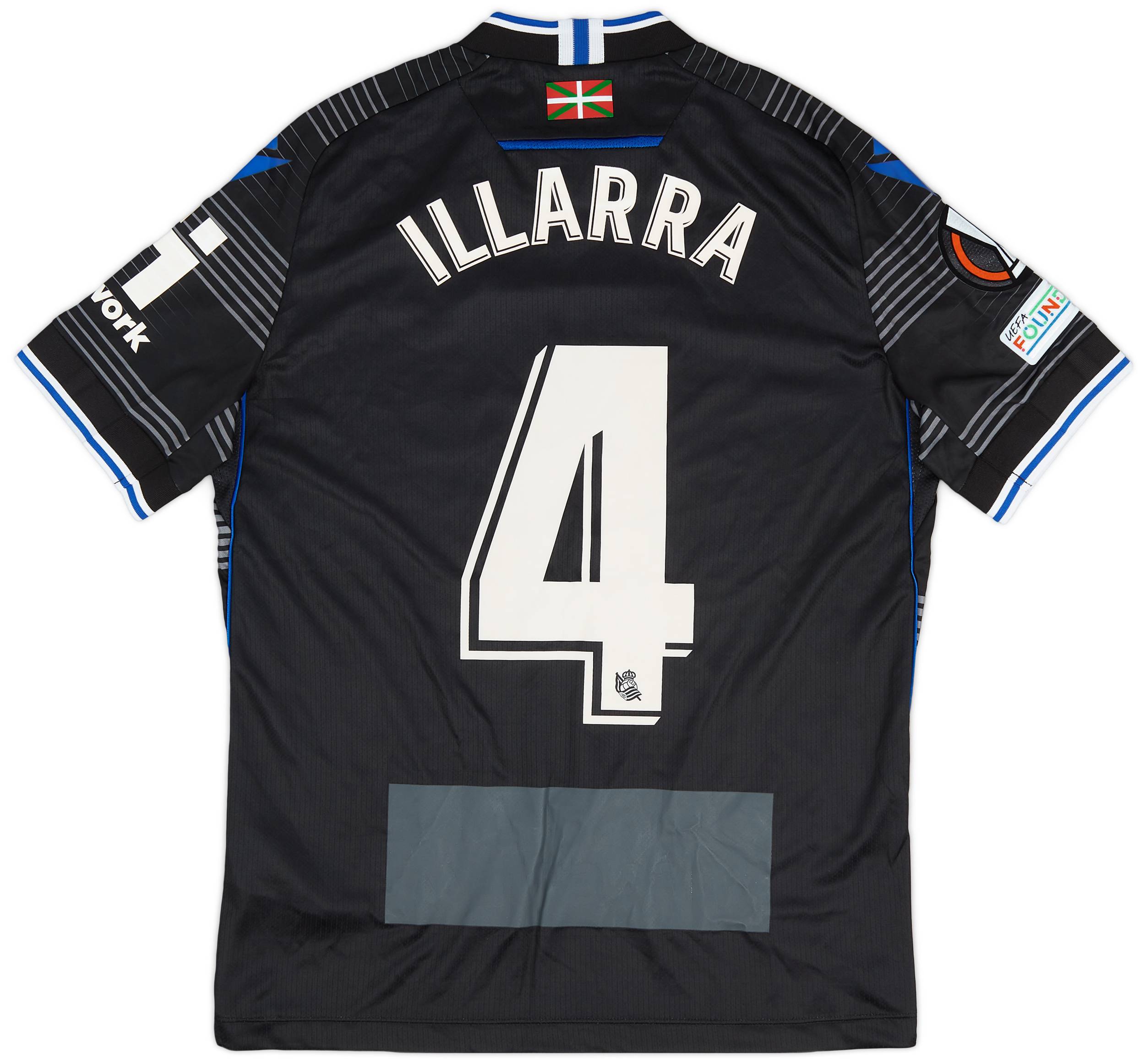 2022-23 Real Sociedad Match Issue Europa League Away Shirt Illarra #4