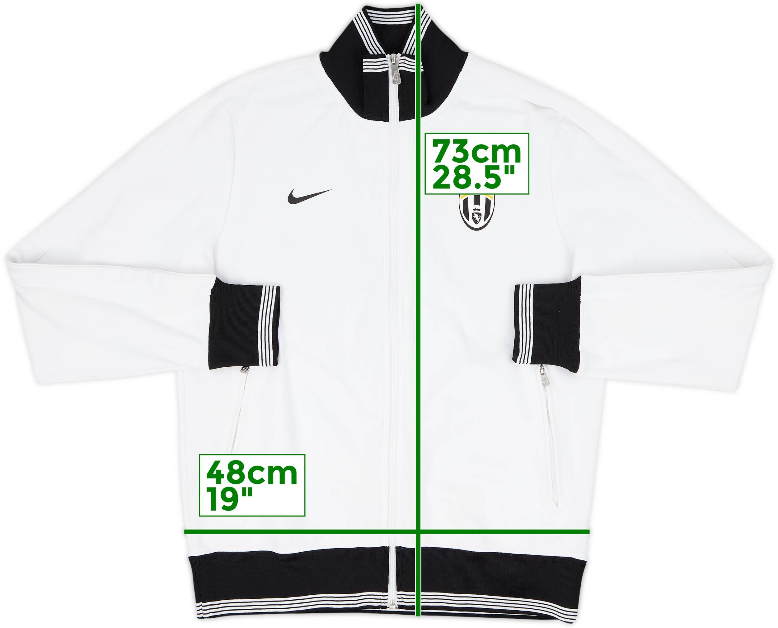 2012-13 Juventus Nike Track Jacket - 9/10 - (M)