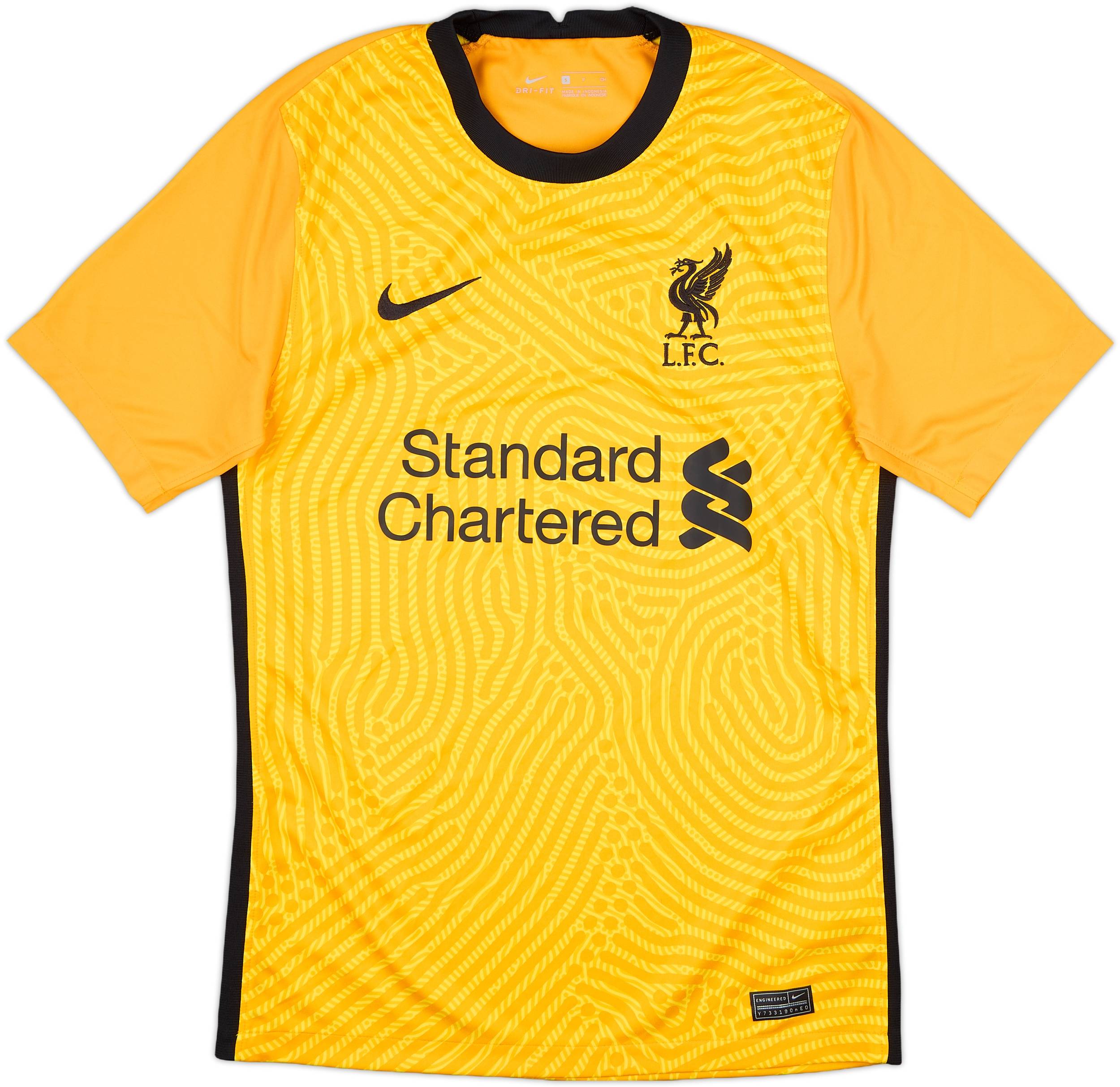 2020-21 Liverpool GK S/S Shirt A.Becker #1 - 10/10 - (S)