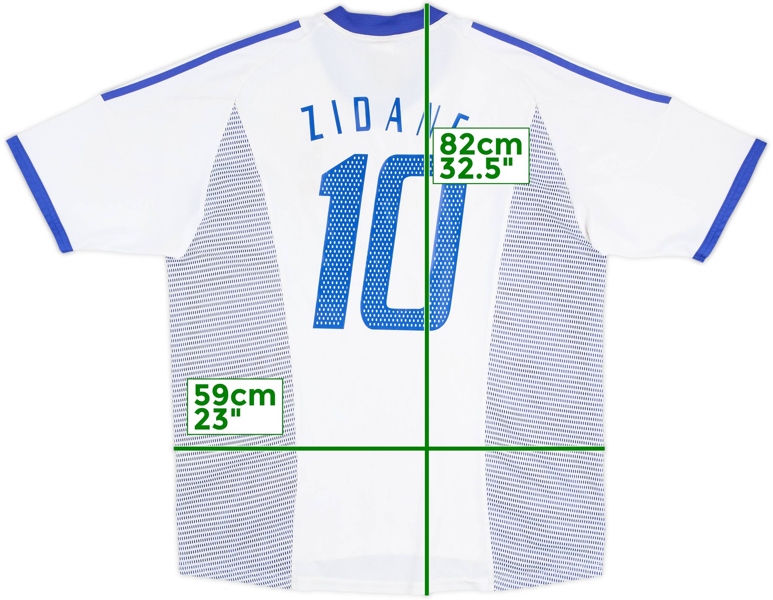 2002-04 France Away Shirt Zidane #10 - 4/10 - (XL)