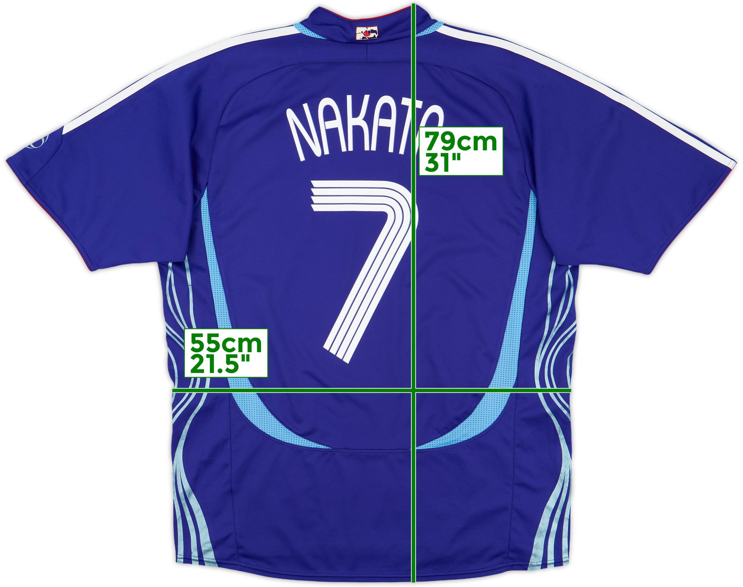 2006-08 Japan Home Shirt Nakata #7 - 7/10 - (M/L)