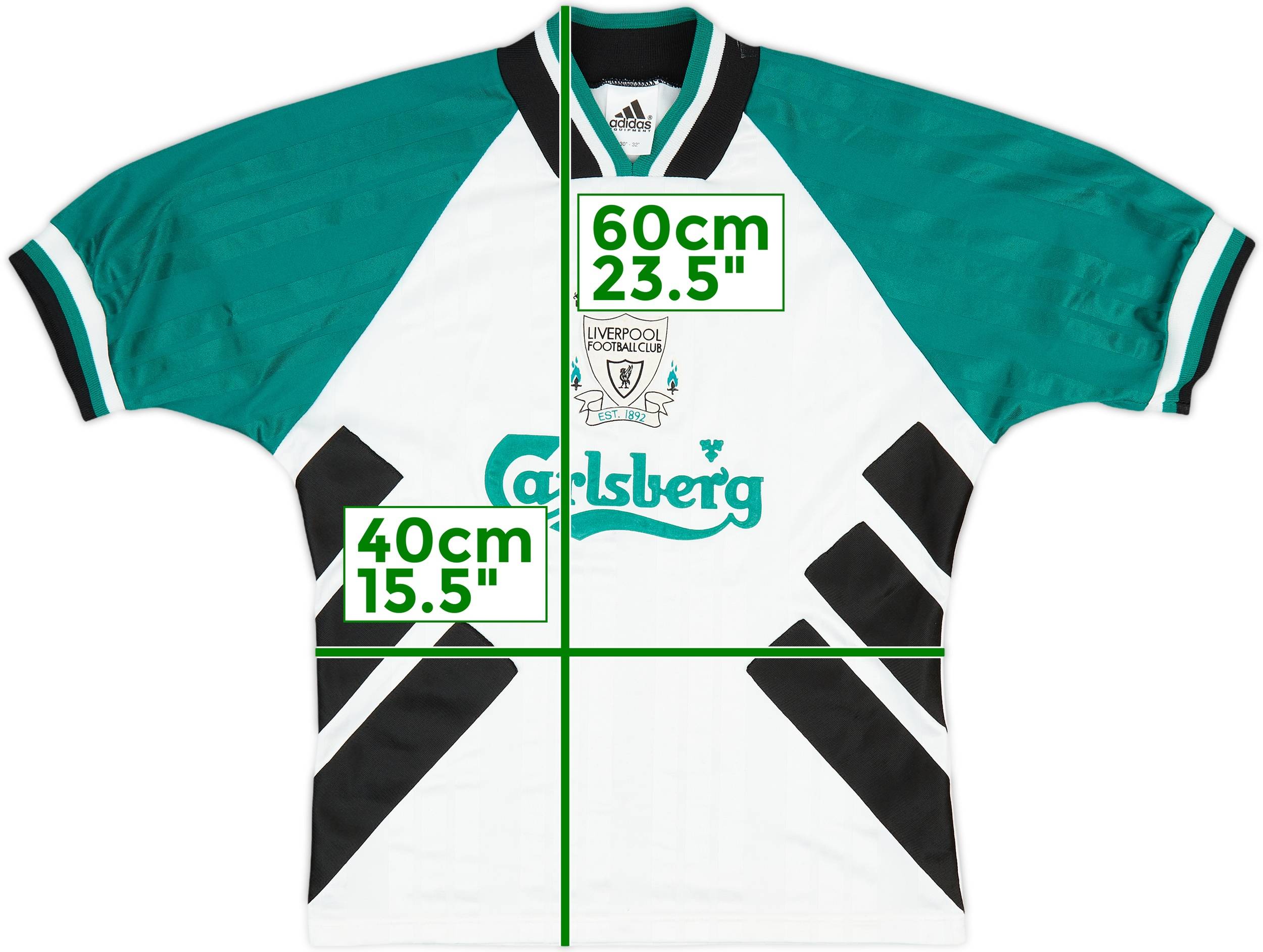 1993-95 Liverpool Away Shirt - 8/10 - (L.Boys)