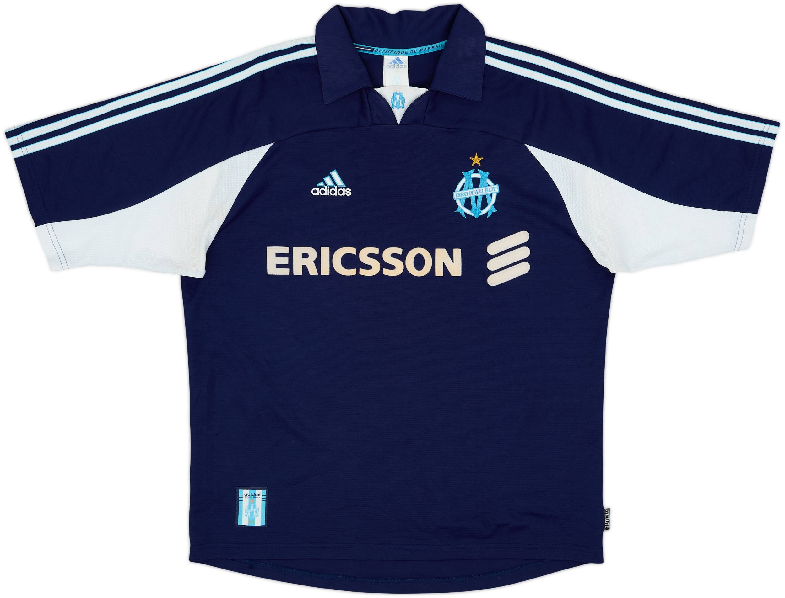 1999-00 Olympique Marseille Away Shirt Pires #7 - 8/10 - (L)