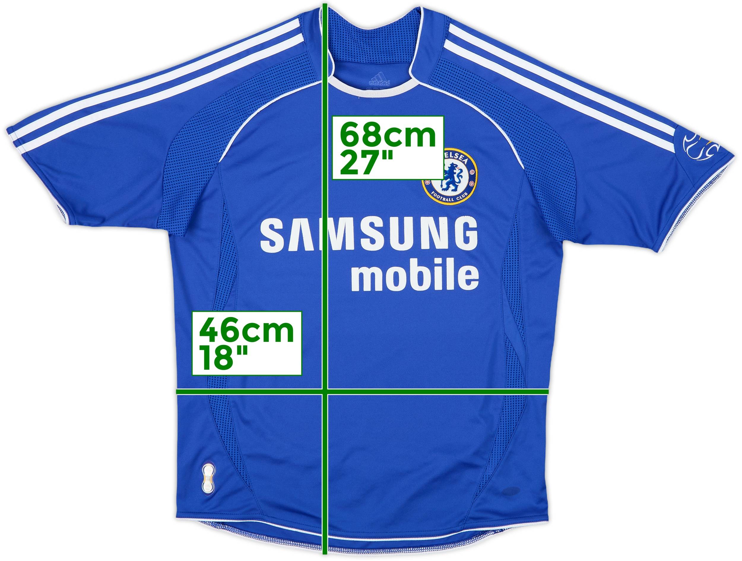2006-08 Chelsea Home Shirt - 8/10 - (L.Boys)