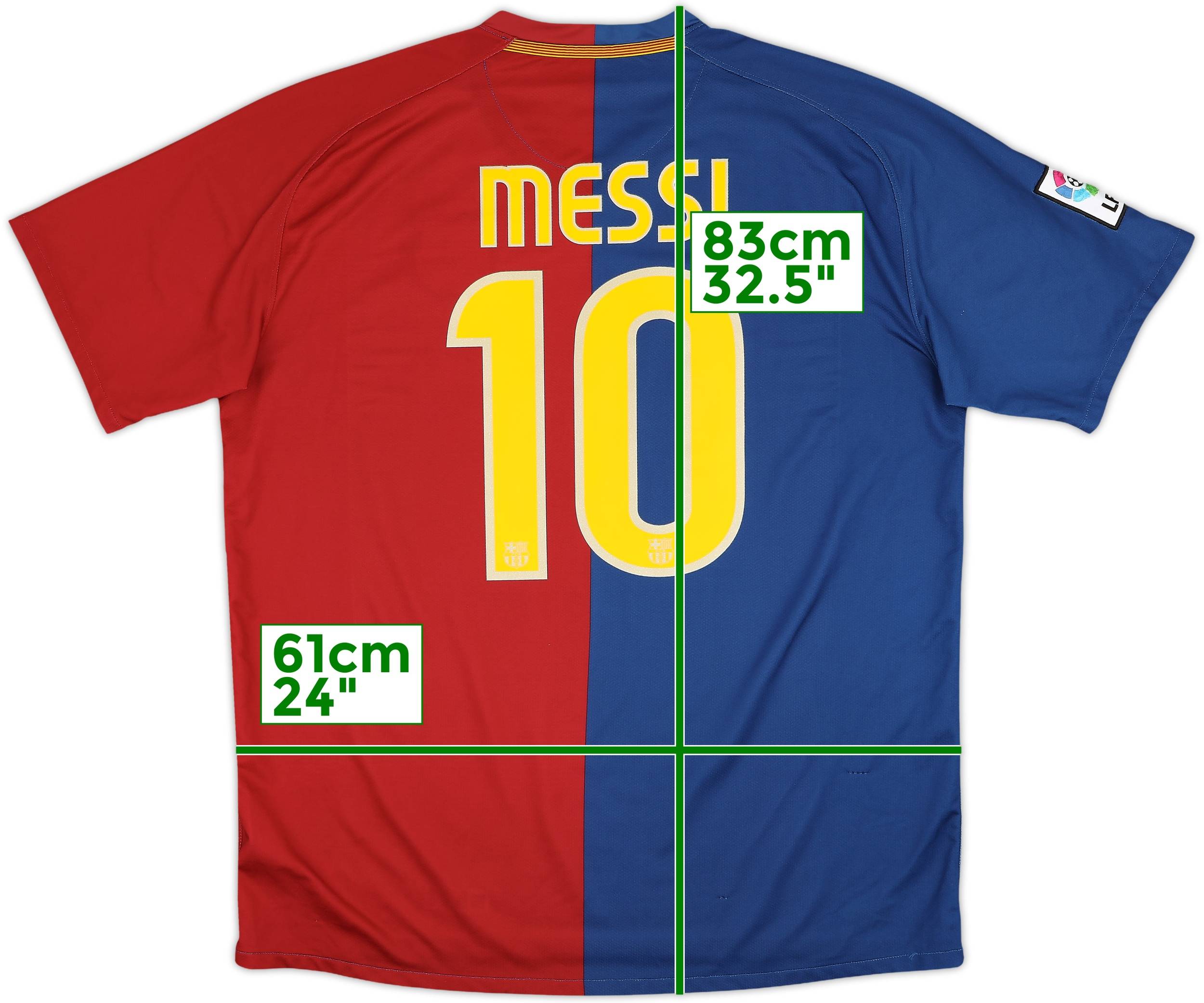 2008-09 Barcelona Home Shirt Messi #10 - 6/10 - (XL)