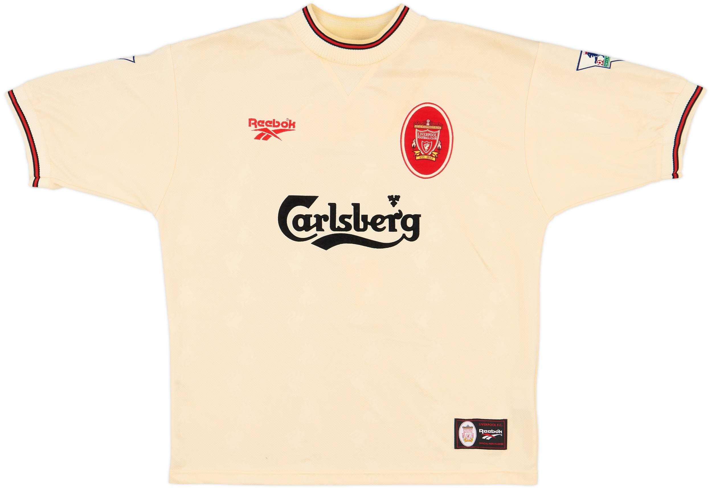 1996/97 リバプール Liverpool FC #7 マクマナマン 1996-97 Liverpool Away Shirt McManaman #7 - 8/10 - (L)