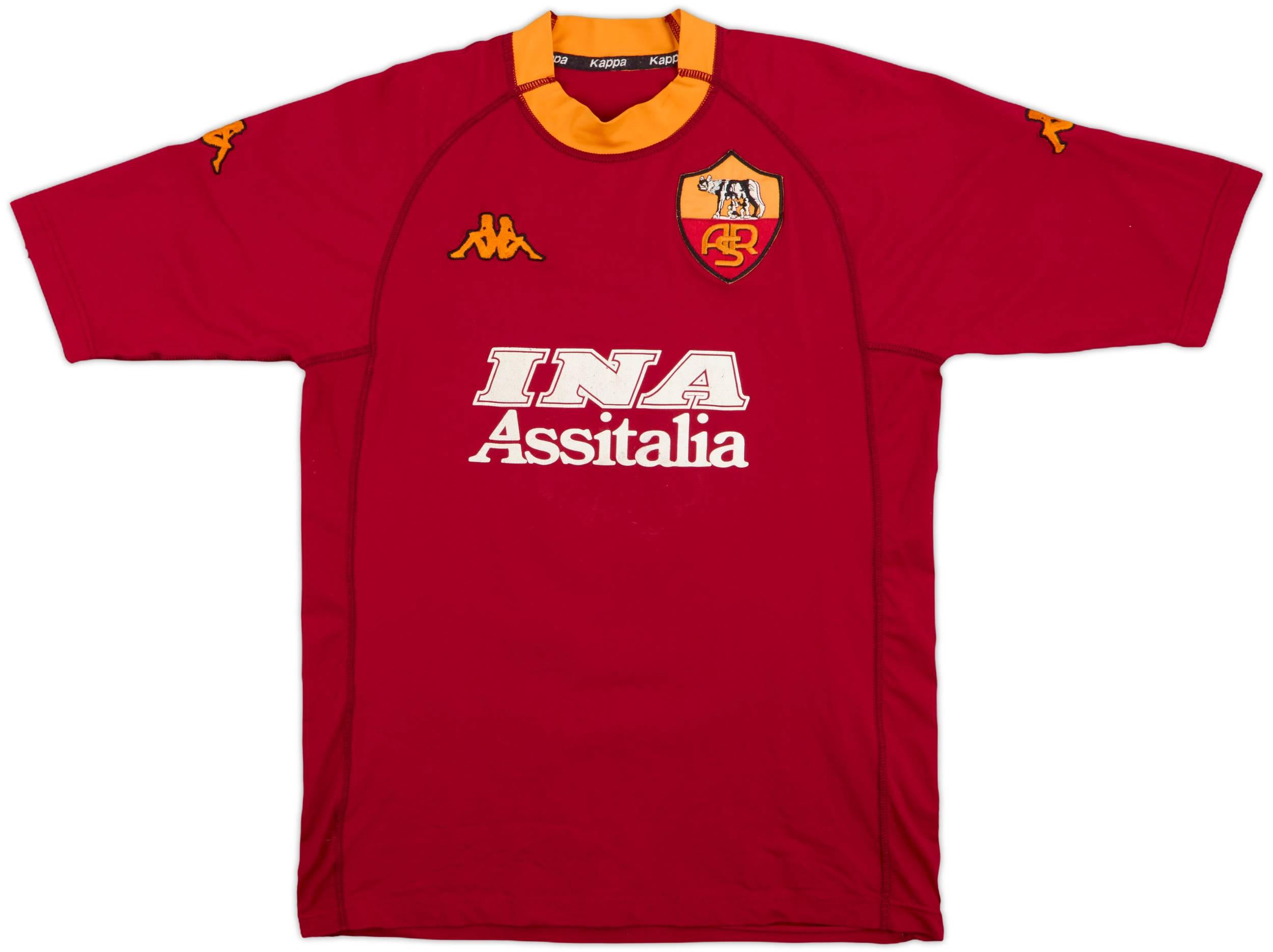ASローマ NAKATA 8 シャツ M Copa AS Roma Retro 3rd Nakata 8 Jersey 1999-2000 (Retro Flex Printing)