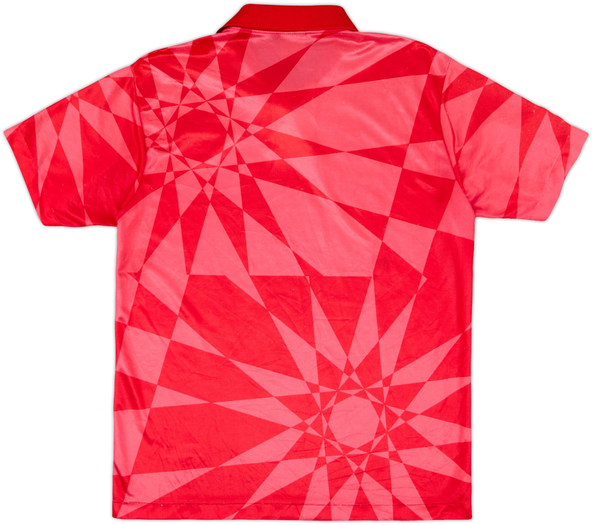 ウェア Mitsubishi Urawa Reds 93 / 94 Home Shirt 1993-94 Urawa Red Diamonds Home Shirt - 7/10 - (L)