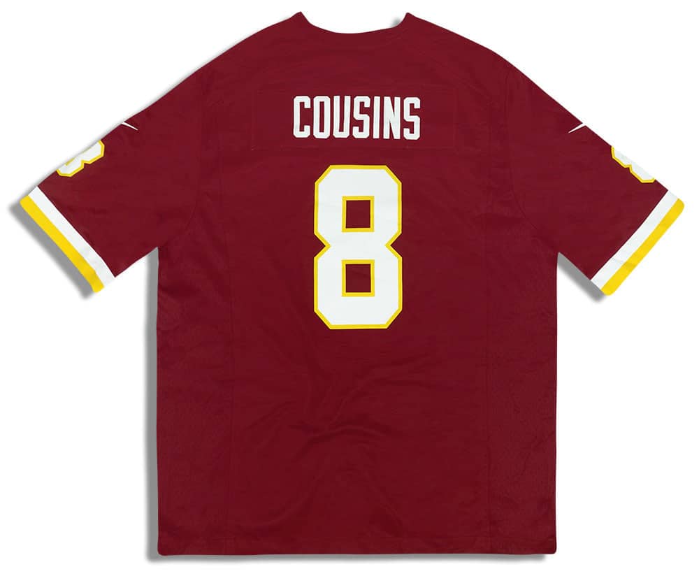 2012-15 Washington Redskins Cousins #8 Nike Game Jersey (Home) L