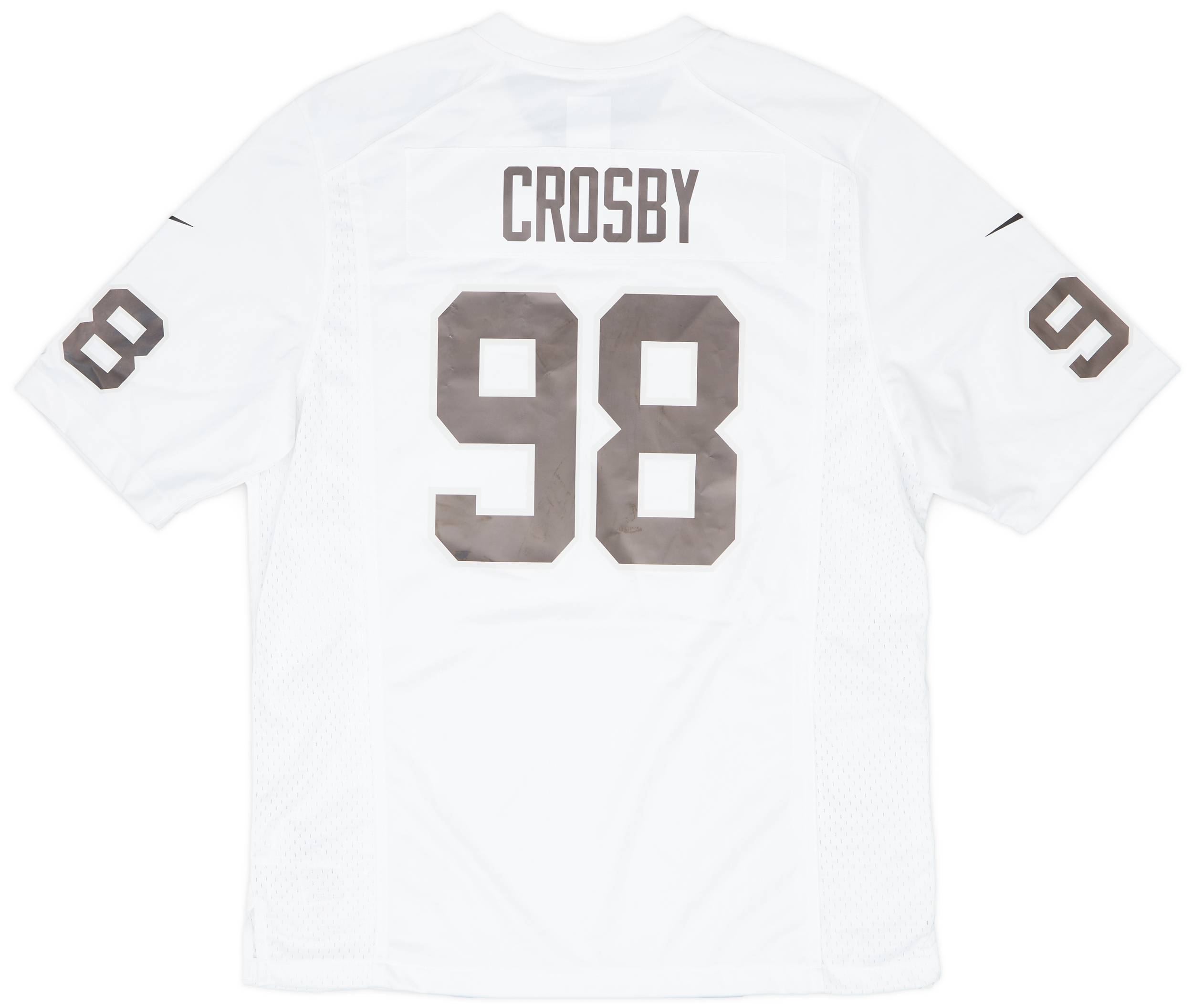 2020-24 Las Vegas Raiders Crosby #98 Nike Game Away Jersey (L)