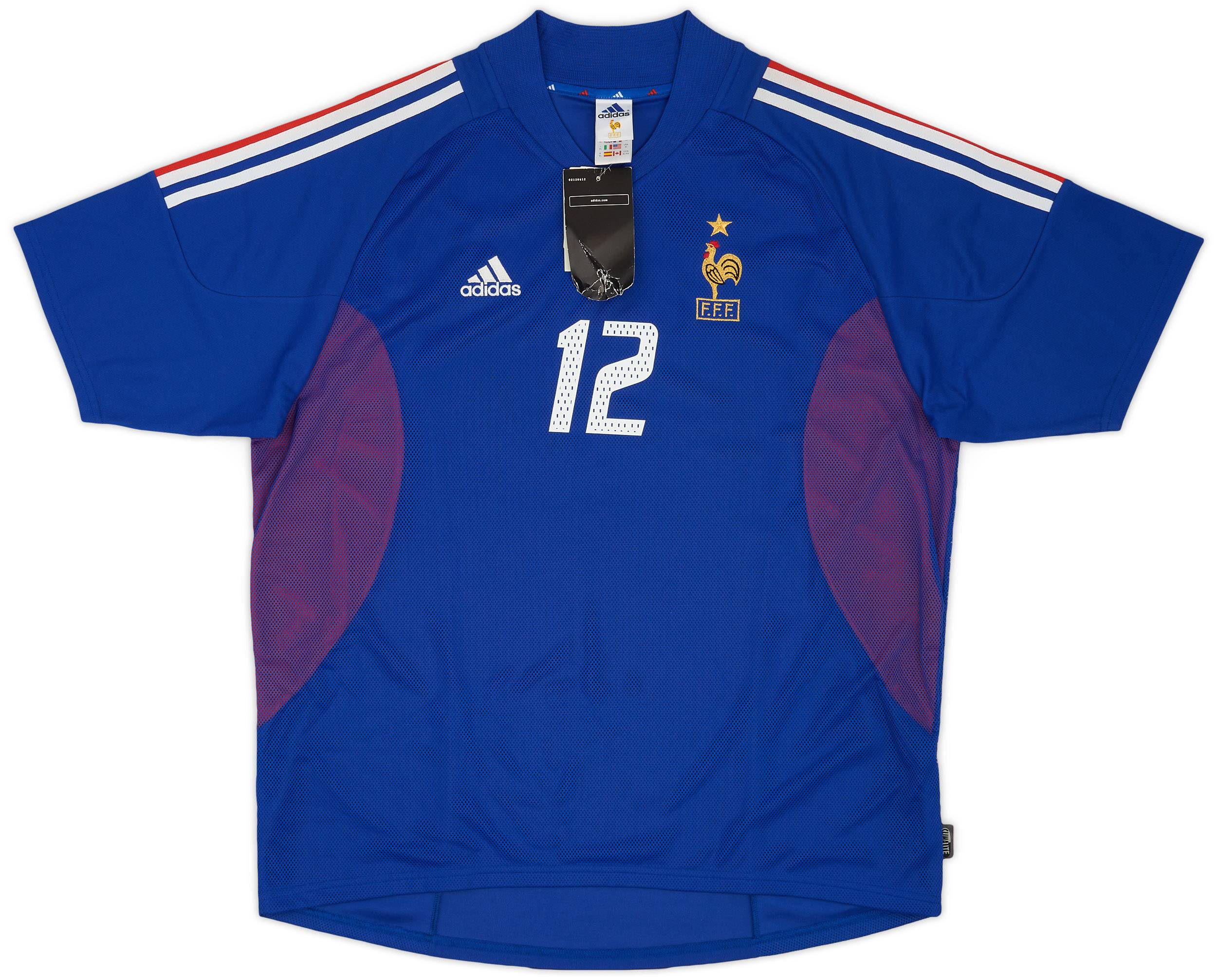 2002-04 France Home Shirt Henry #12 (XL)