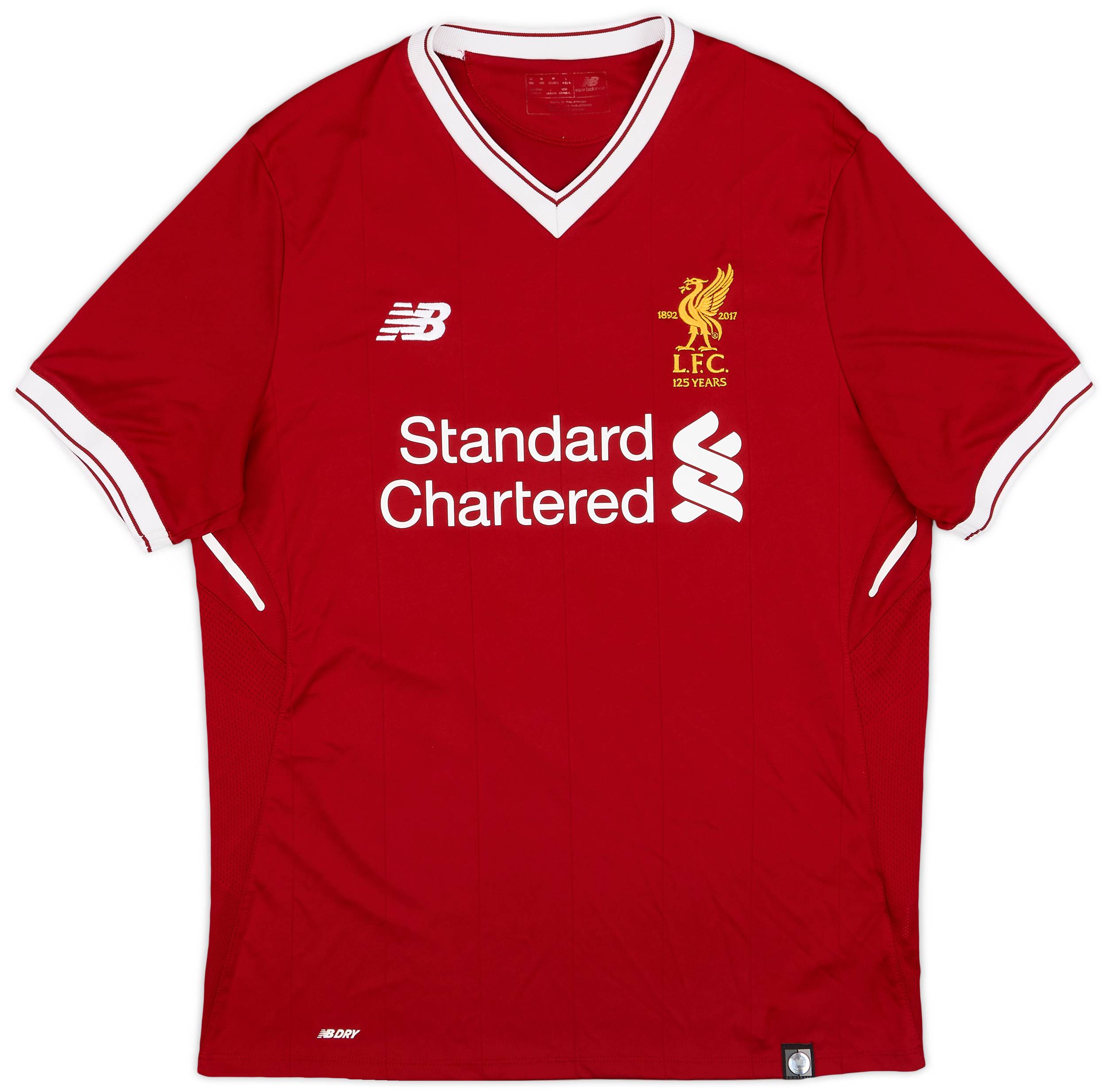 2017-18 Liverpool 125 Years Home Shirt Virgil #4 - 5/10 - (M)