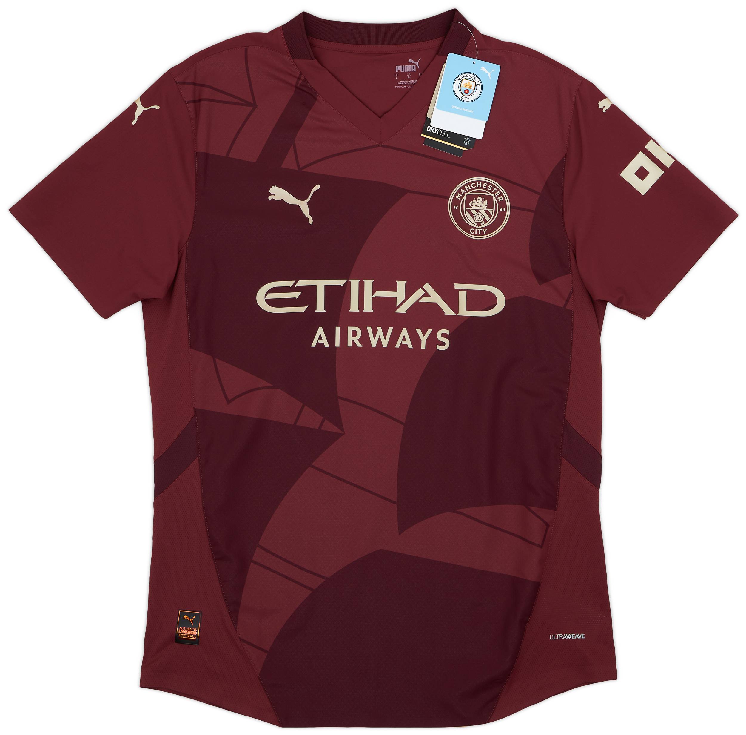 2024-25 Manchester City Authentic Third Shirt De Bruyne #17