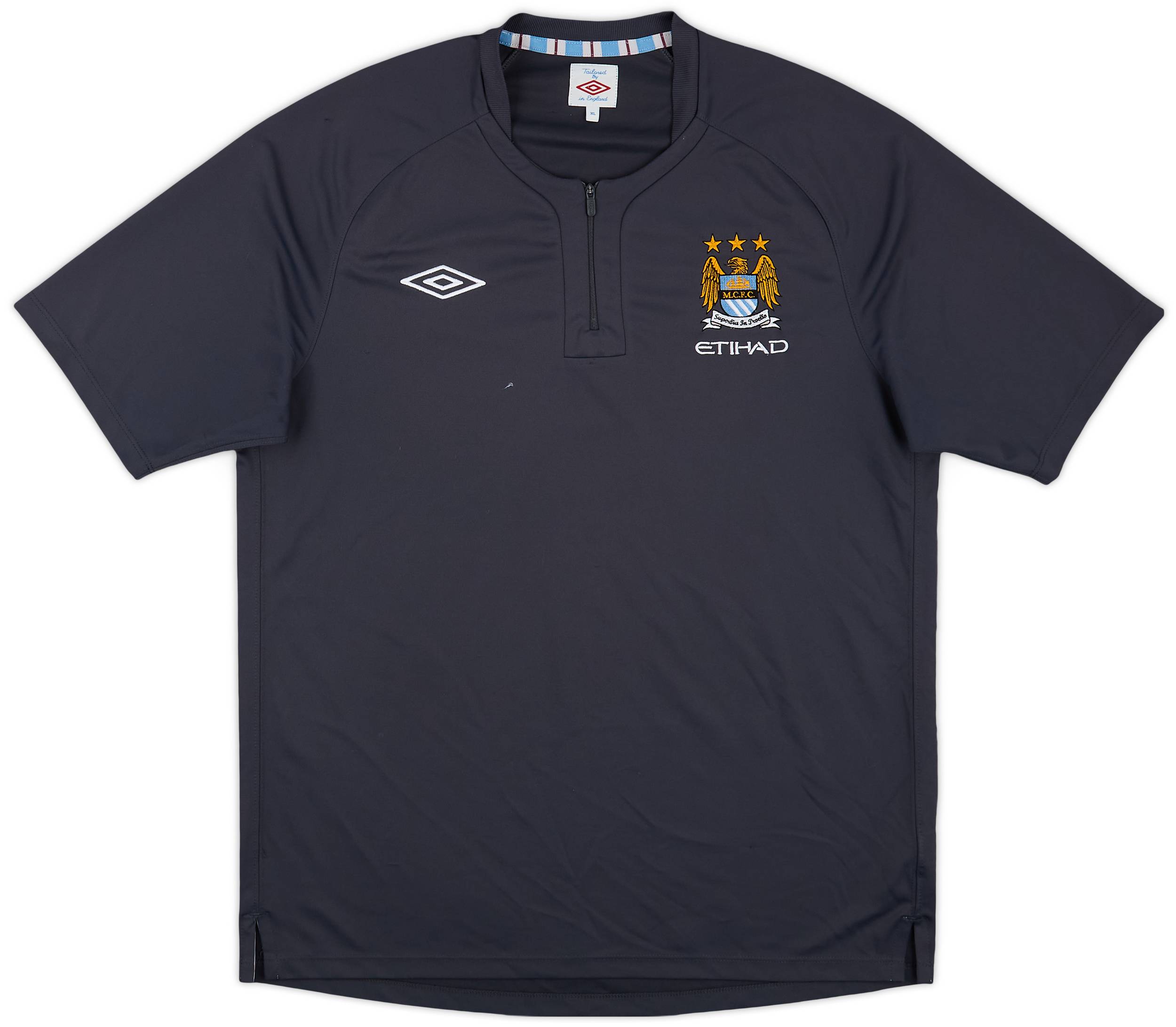 2011-12 Manchester City Umbro 1/4 Zip Training Shirt - 6/10 - (XL)