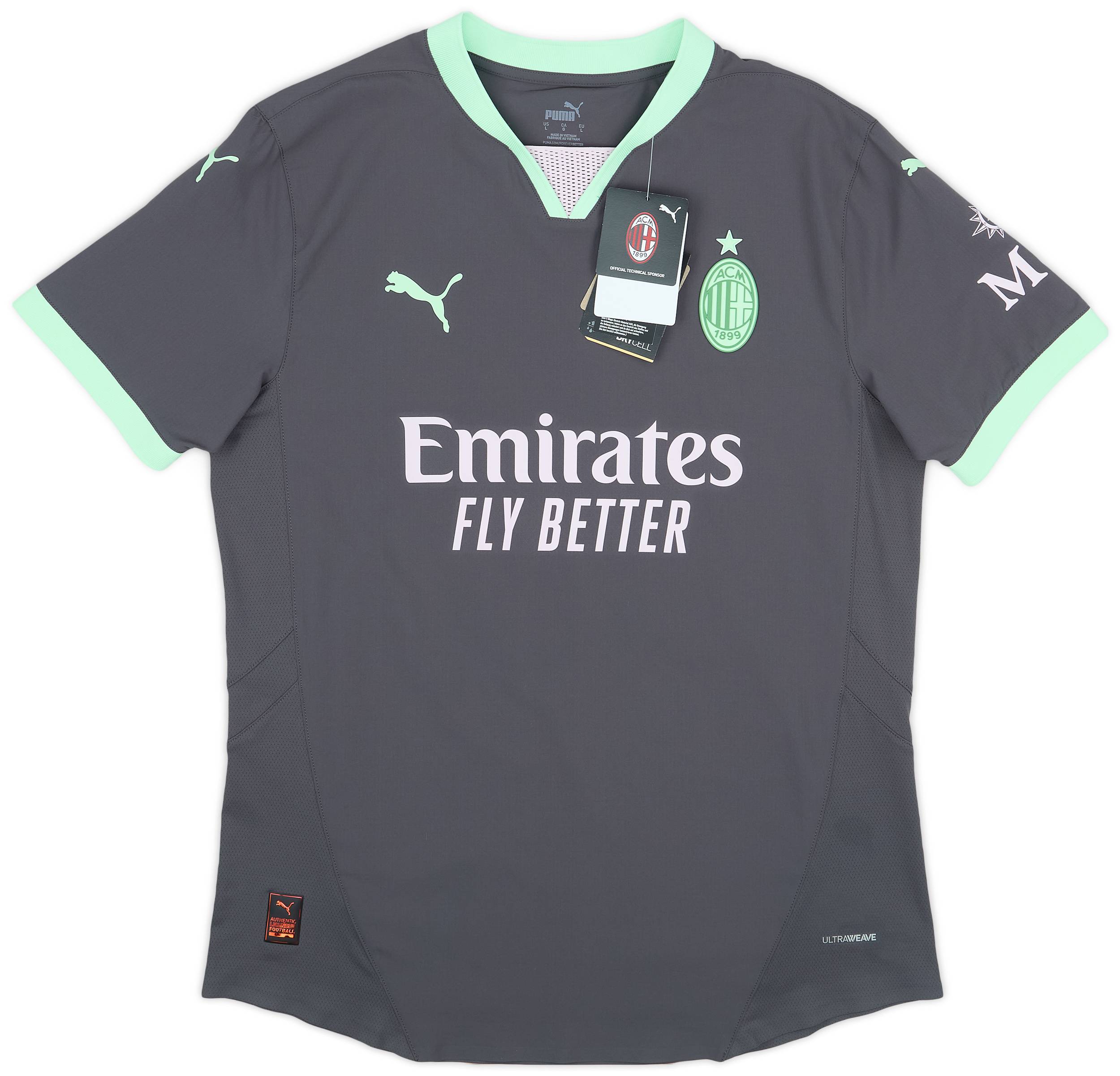 2024-25 AC Milan Authentic Third Shirt Rafa Leao #10