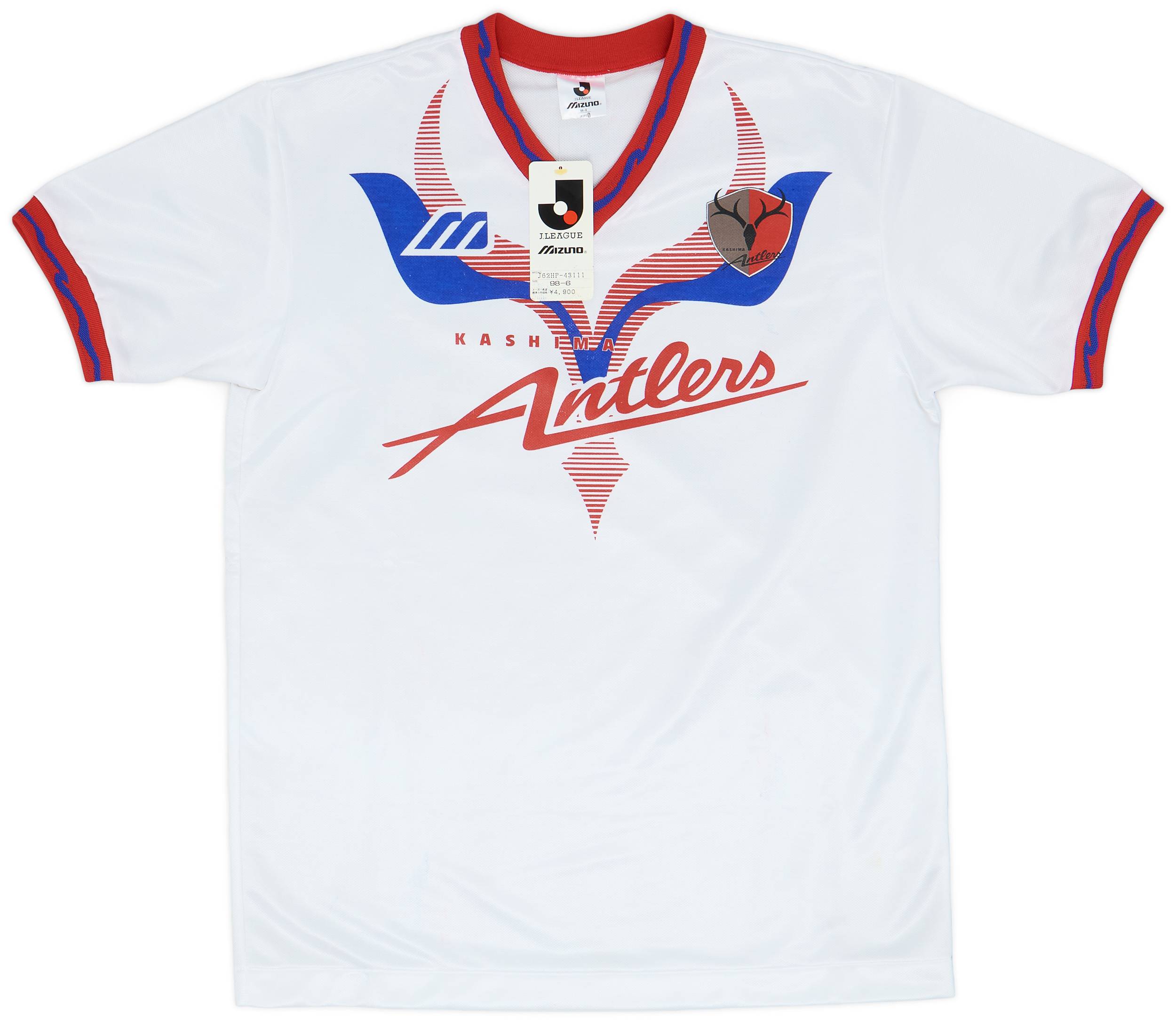 ウェア KASHIMA Antlers 1994 Zico #10 longsleeve 1994 Kashima Antlers Cup Home L/S Shirt - 8/10 - (L)