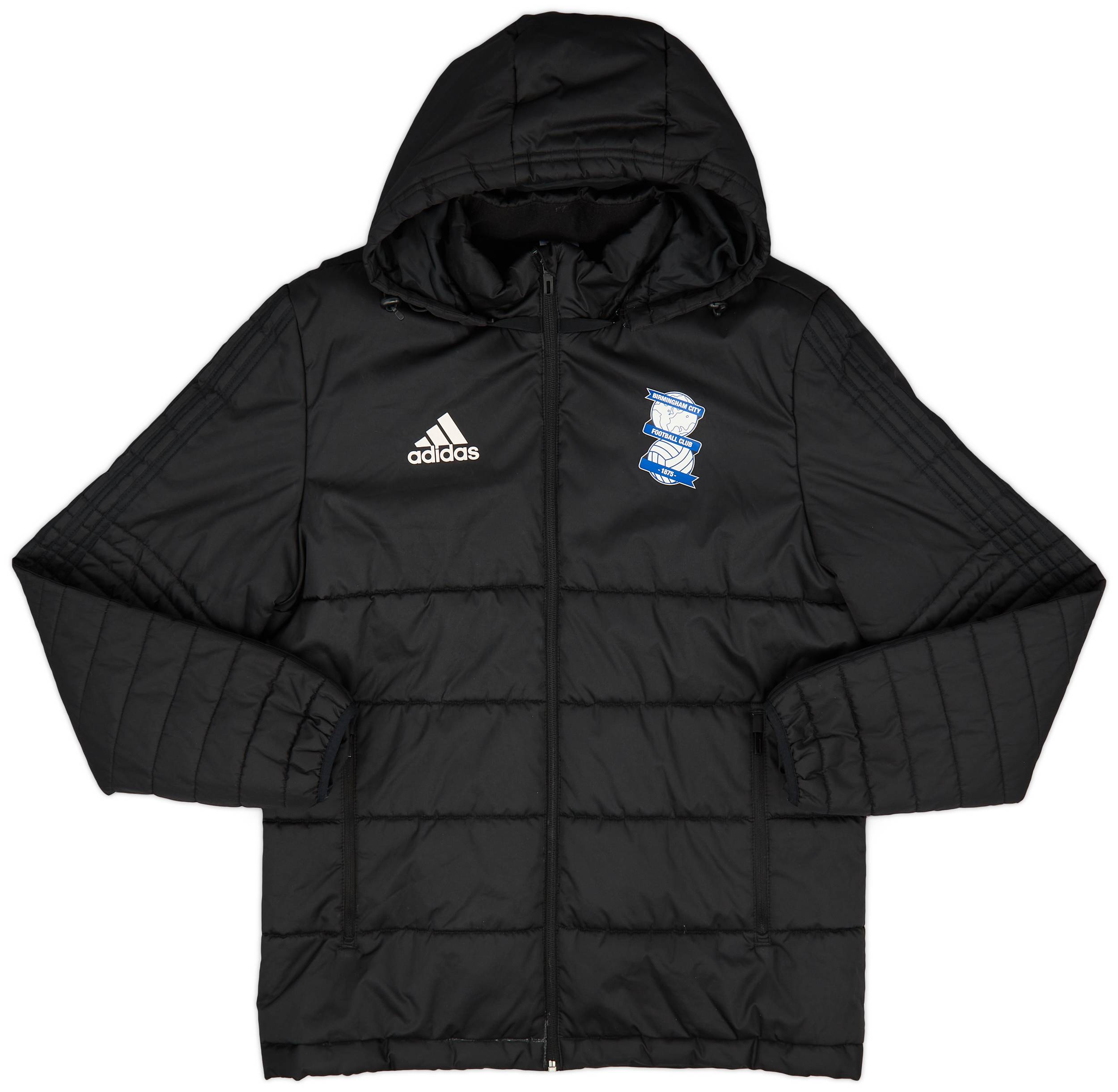 ジャケット・アウター Error Fit Padded Bench Coat (BLACK) M 2017-18 Birmingham adidas Padded Bench Coat - 9/10 - (M)