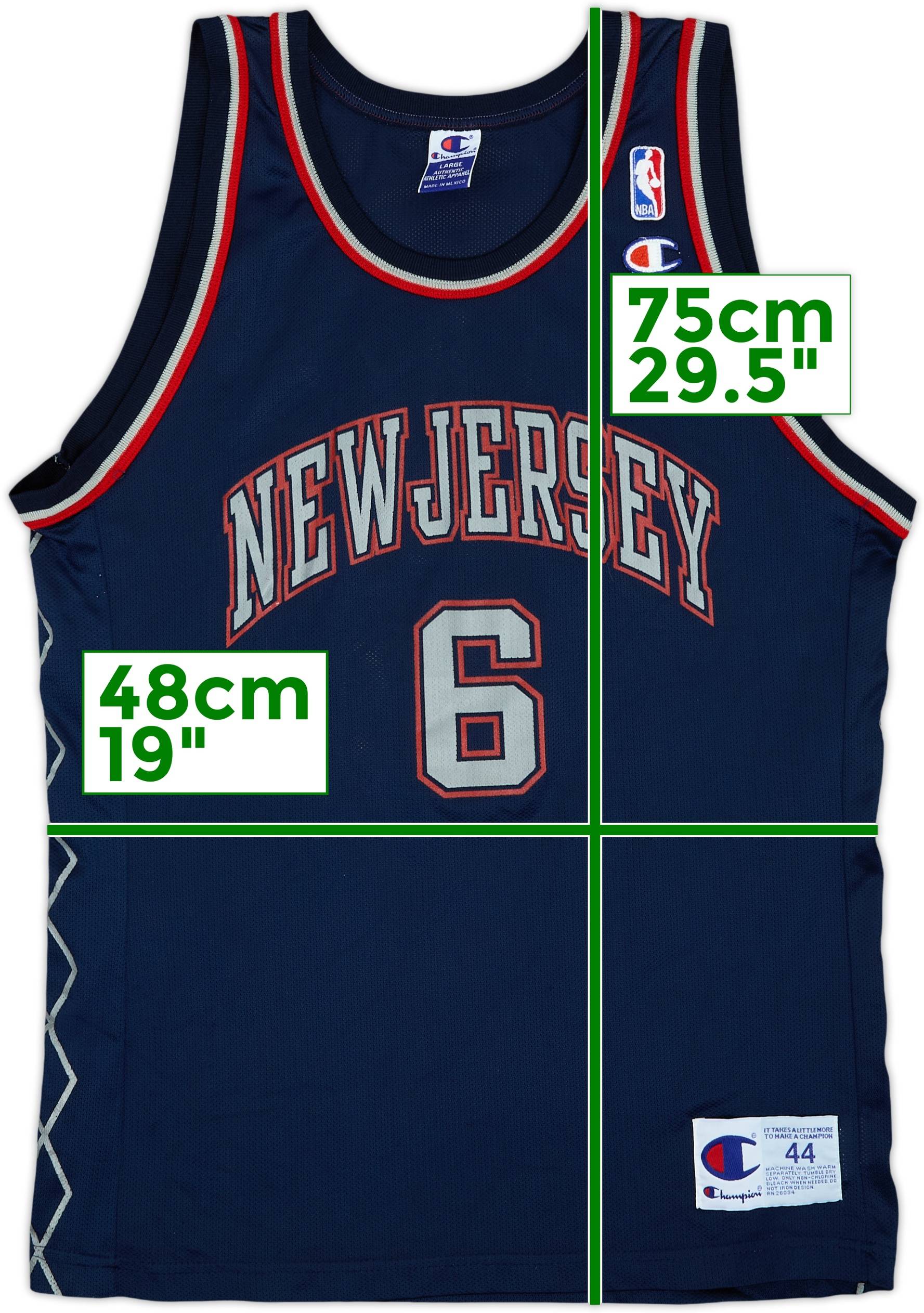 2000-02 New Jersey Nets Martin #6 Champion Away Jersey - 9/10 - (L)
