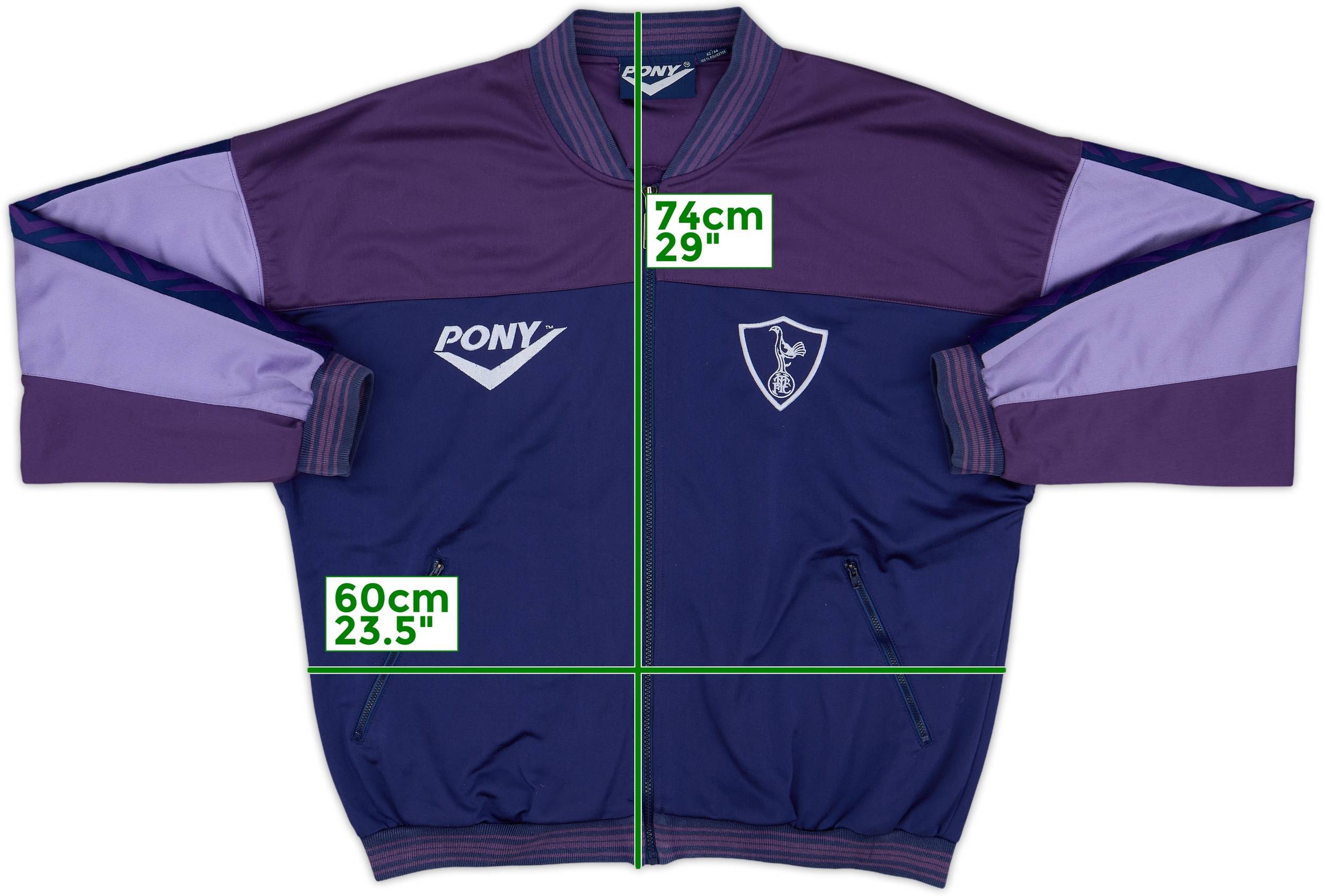 1995-97 Tottenham Pony Track Jacket - 8/10 - (L)