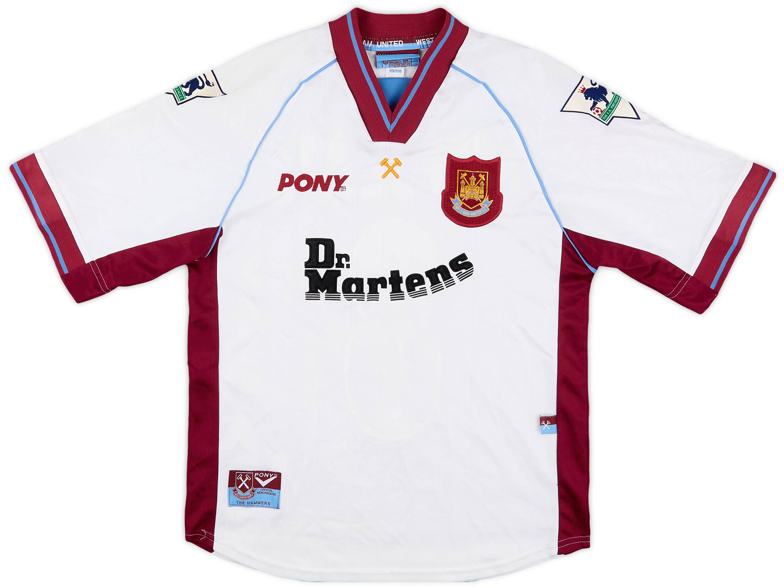 ウェストハムユナイテッド99〜00 ホームシャツTrevor Sinclair 1998-99 West Ham Away Shirt Sinclair #8 - 8/10 - (Y)