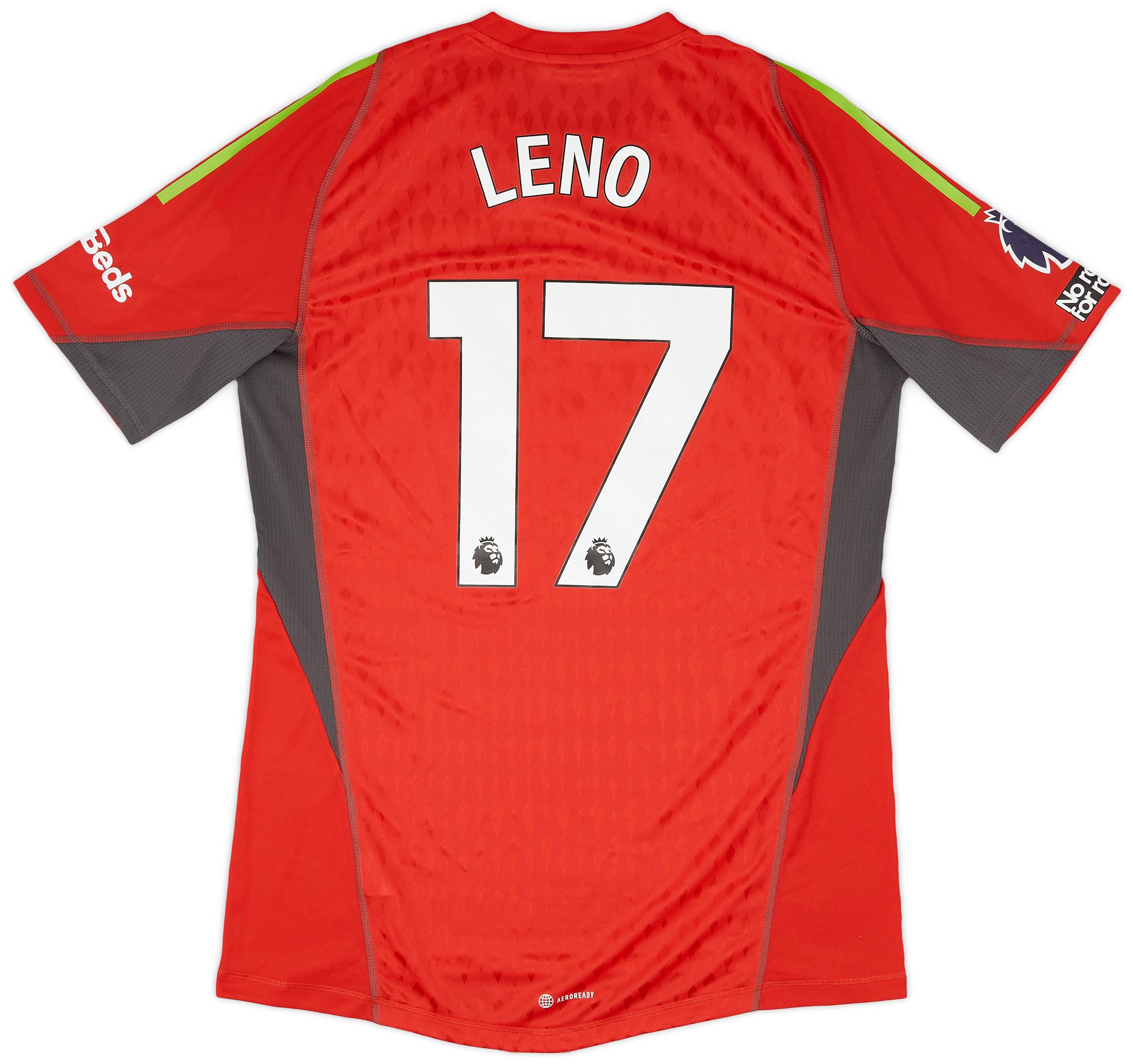 2023-24 Fulham Match Issue GK Shirt Leno #17