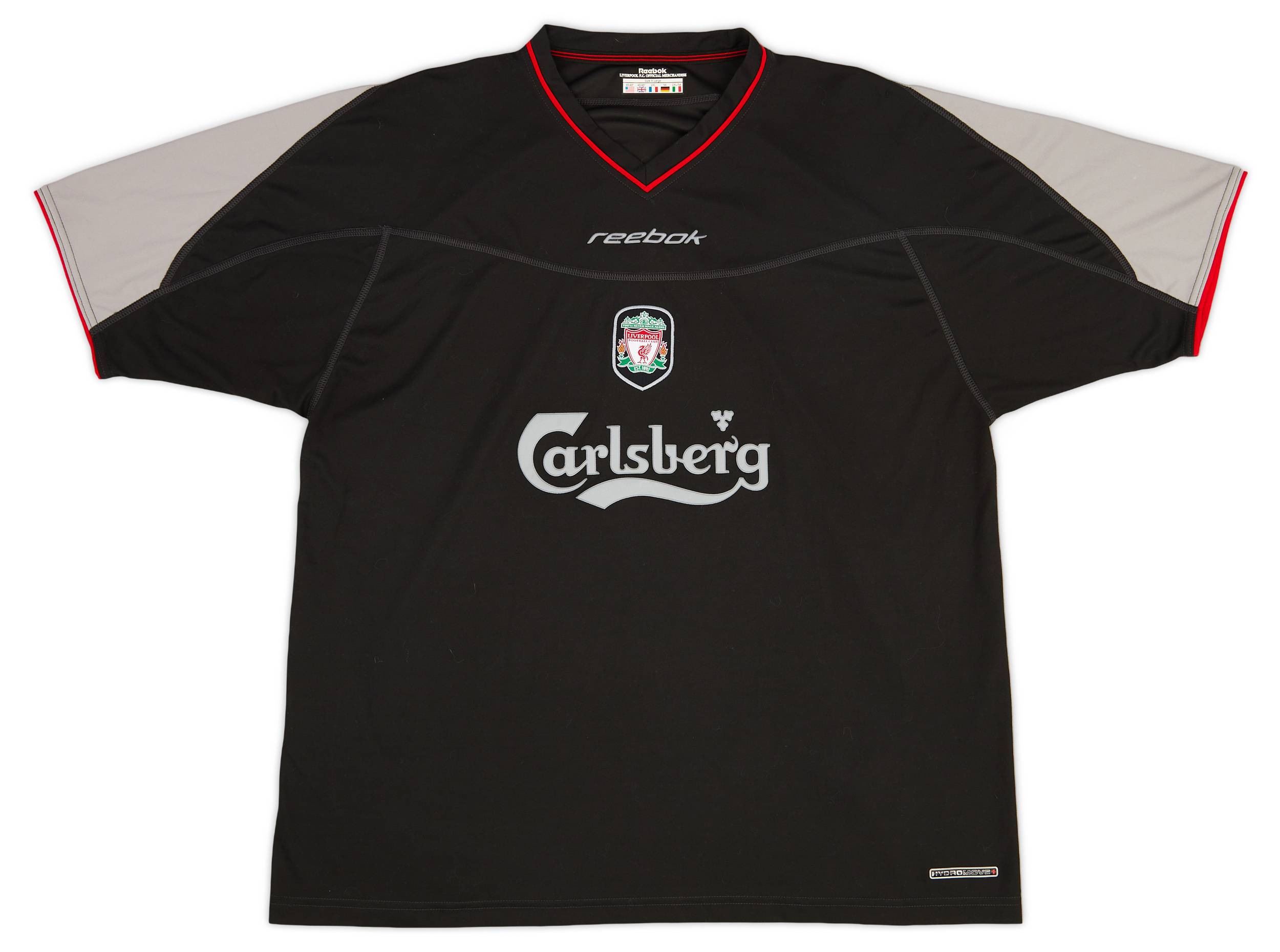 ウェア Rare LIVERPOOL 02-04 AWAY FOOTBALL SHIRT 2002-04 Liverpool Away Shirt Gerrard #17