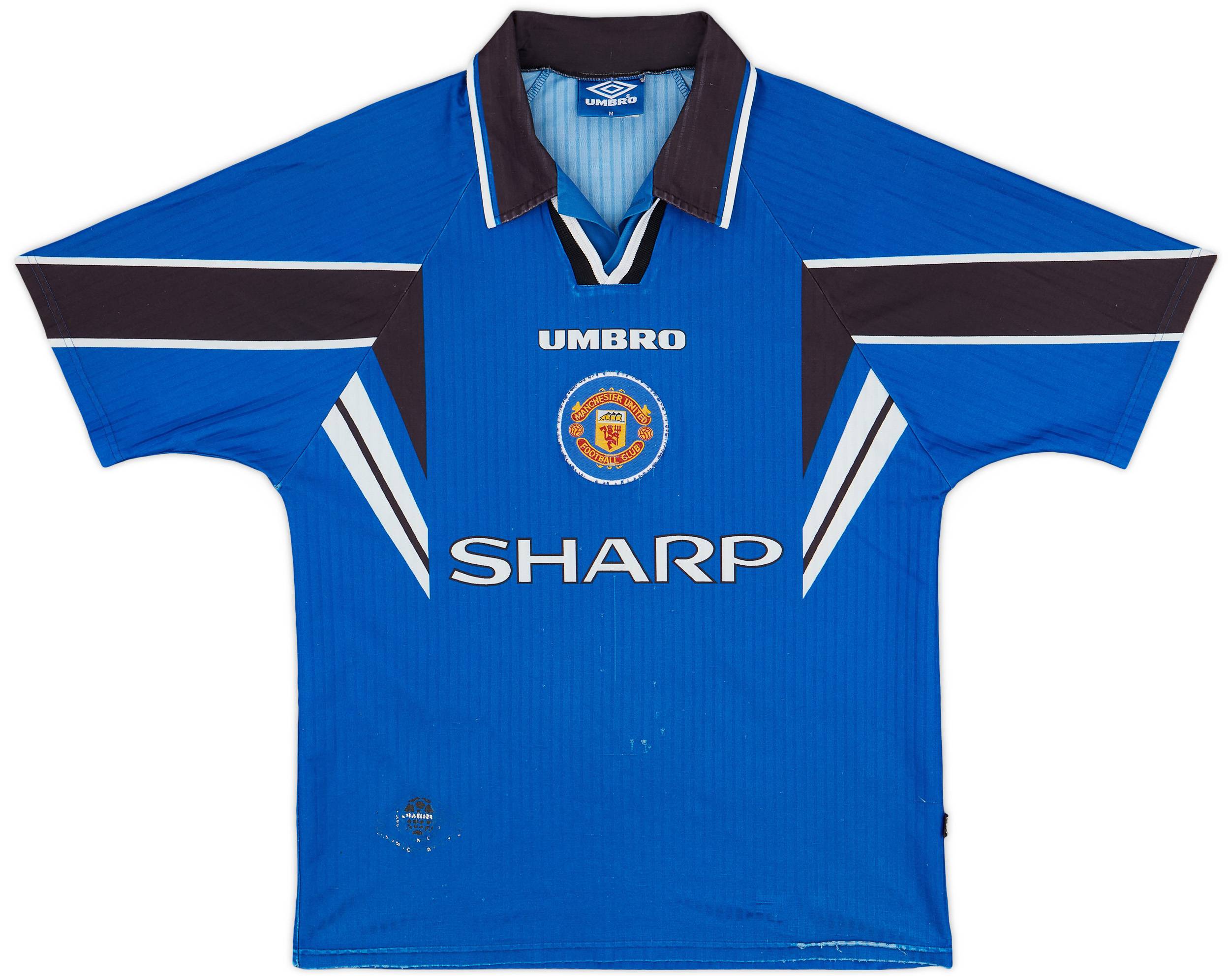 マンチェスターユナイテッド #7 カントナ 96-97 3rdユニフォーム 1996-98 Manchester United Third Shirt Cantona #7 - 5/10 - (M)