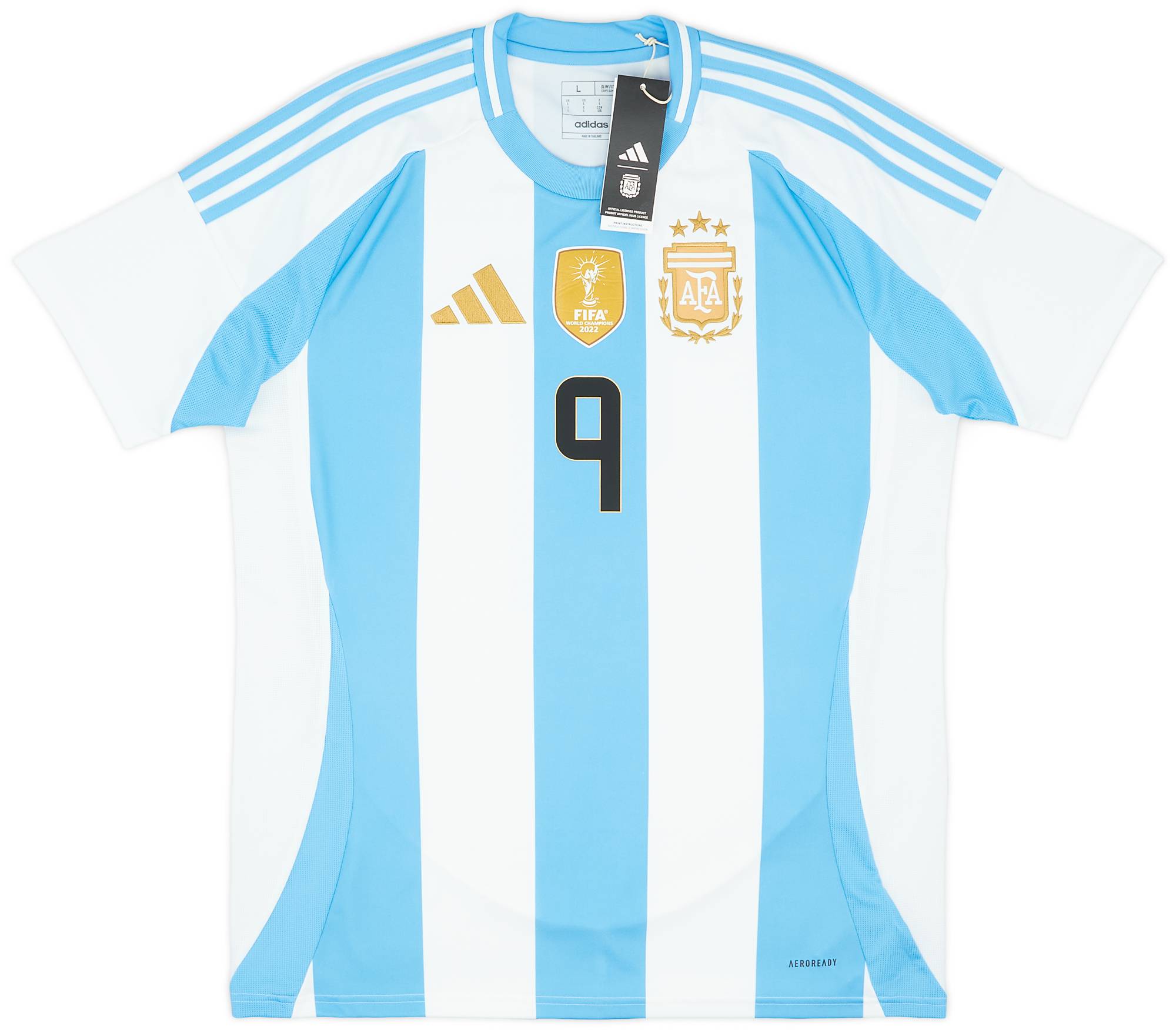 2024-25 Argentina Home Shirt J.Alvarez #9