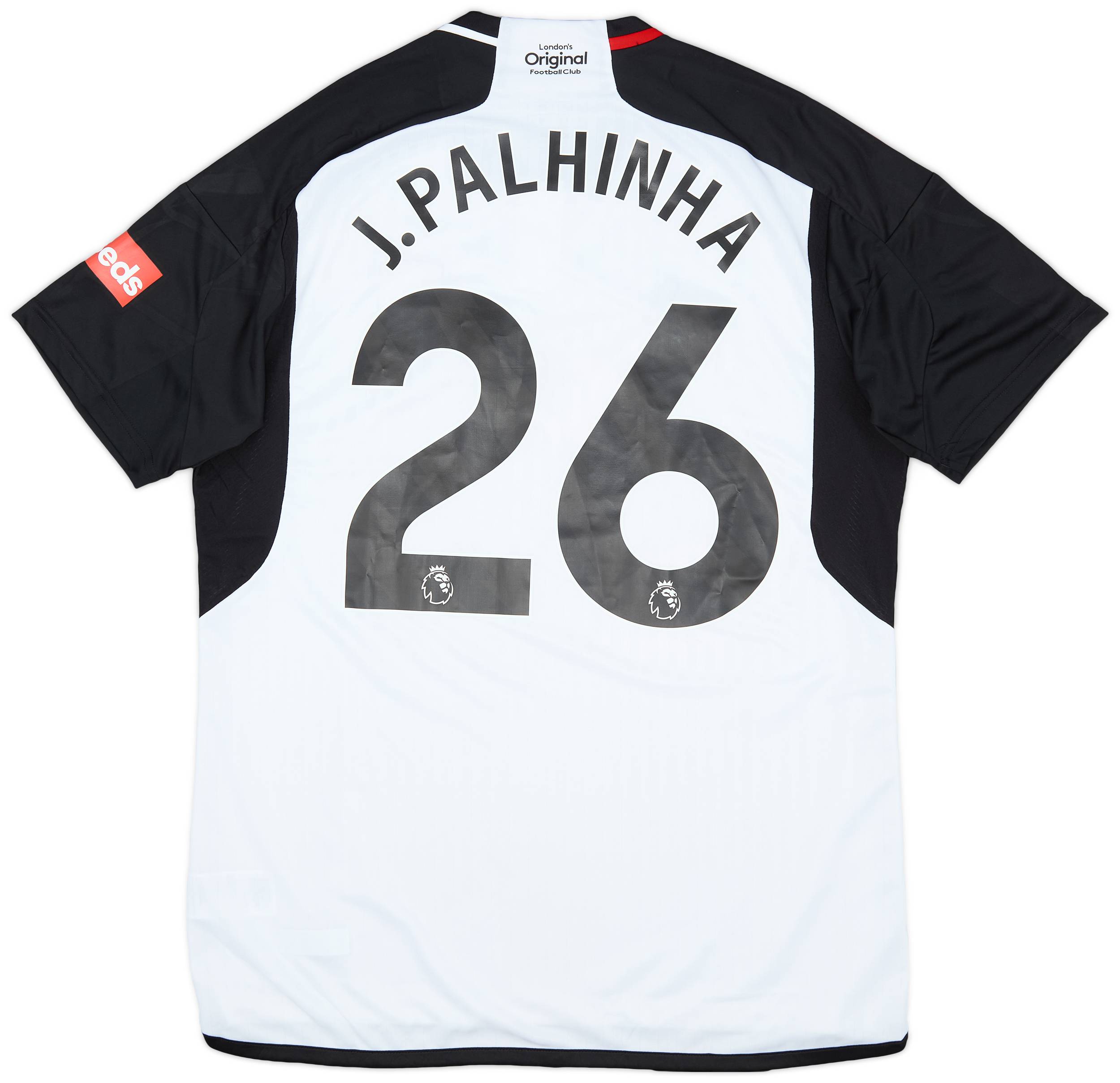 2023-24 Fulham Match Issue Home Shirt J. Palhinha #26