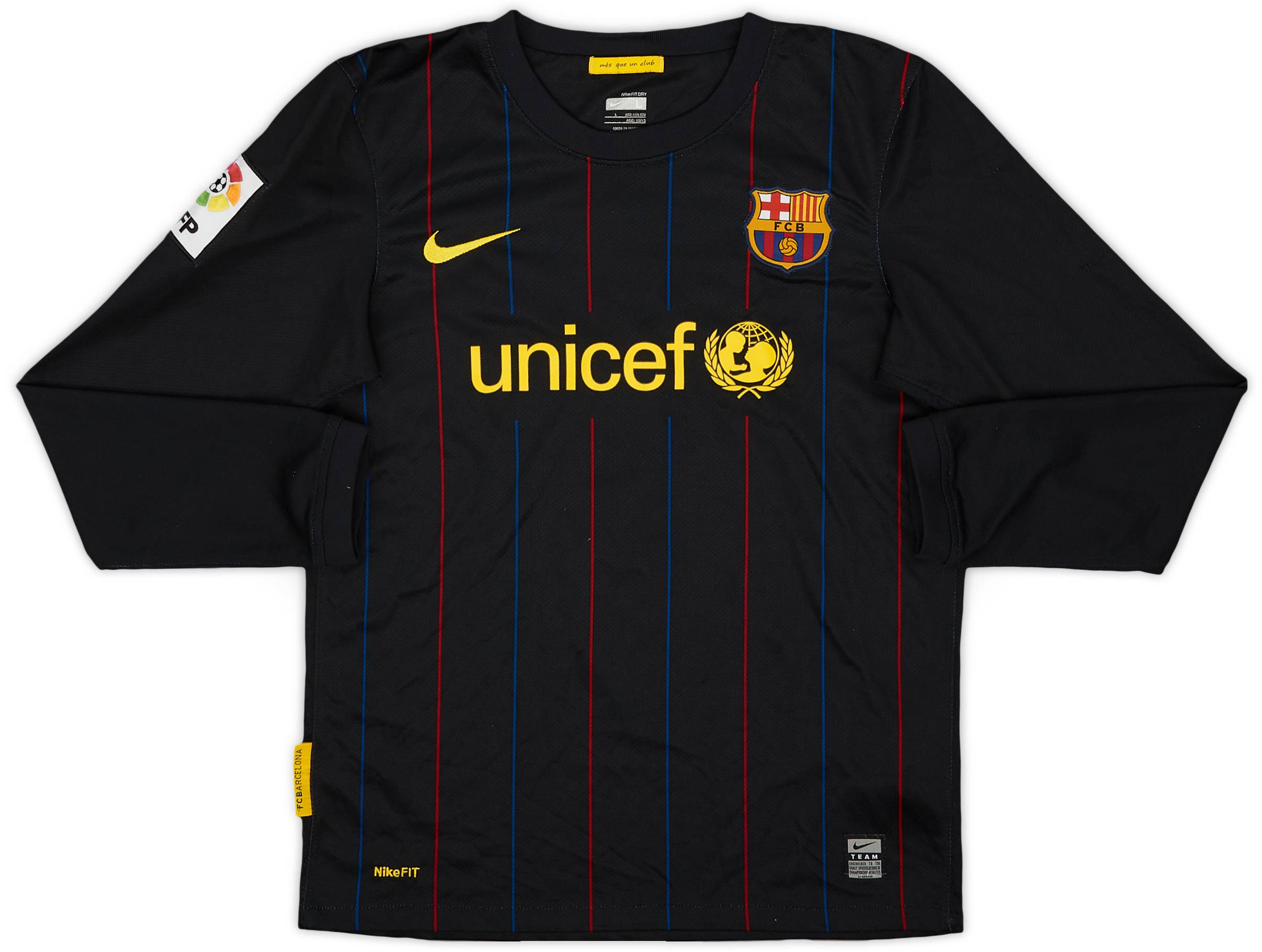 2009-10 Barcelona GK Shirt V.Valdes #1 - 6/10 - (L.Boys)
