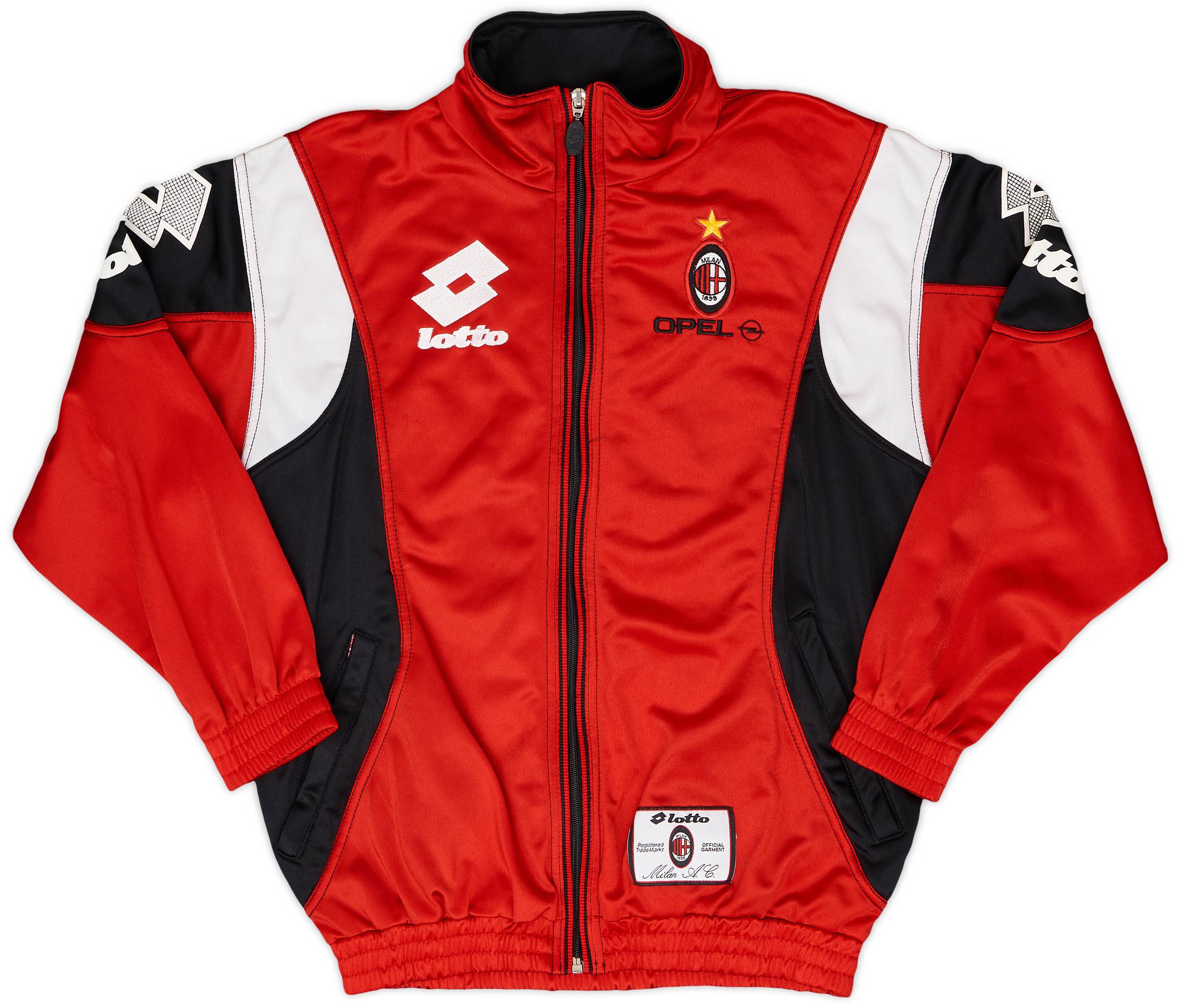 1994-95 AC Milan Lotto Track Jacket - 8/10 - (XXL.Boys)
