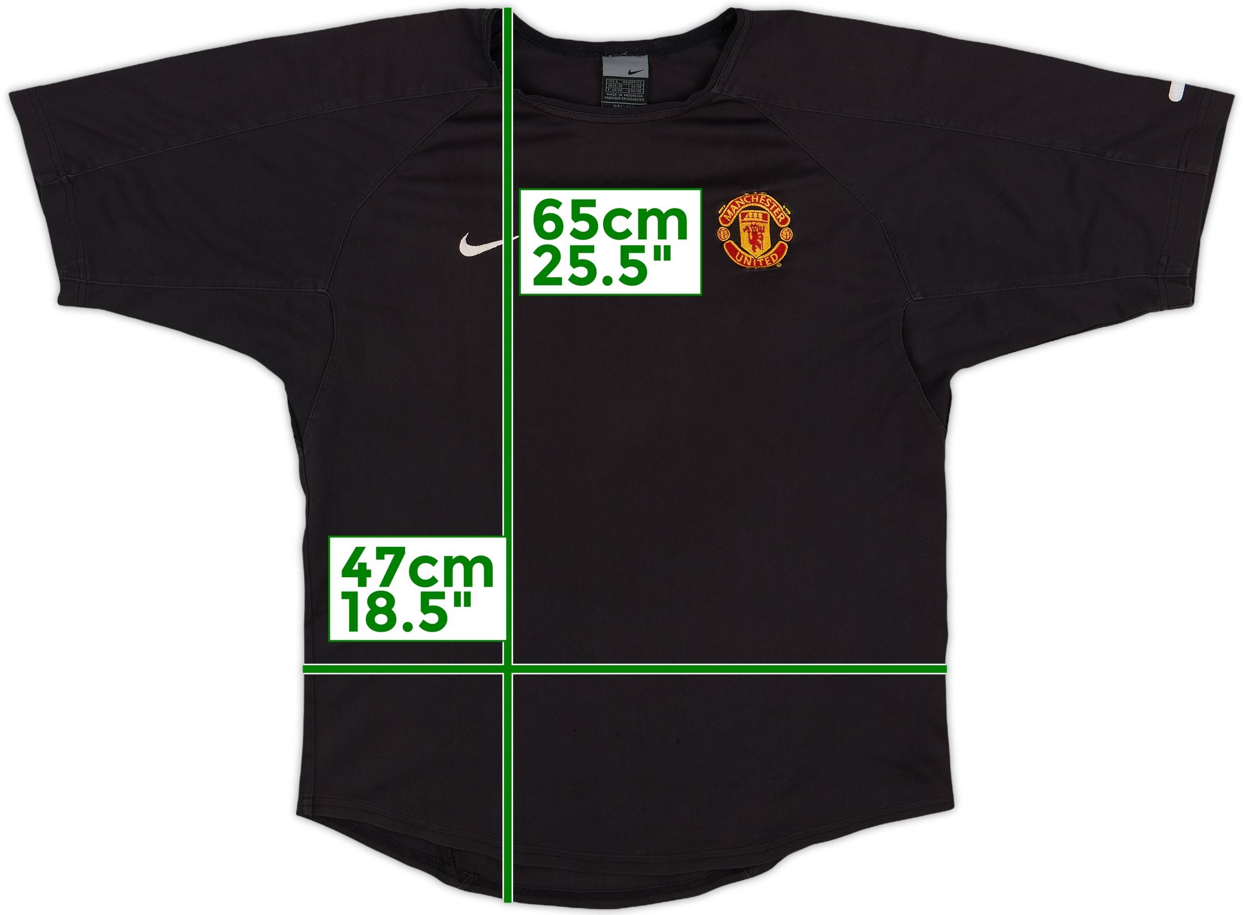 2003-04 Manchester United Nike Training Shirt - 4/10 - (S)