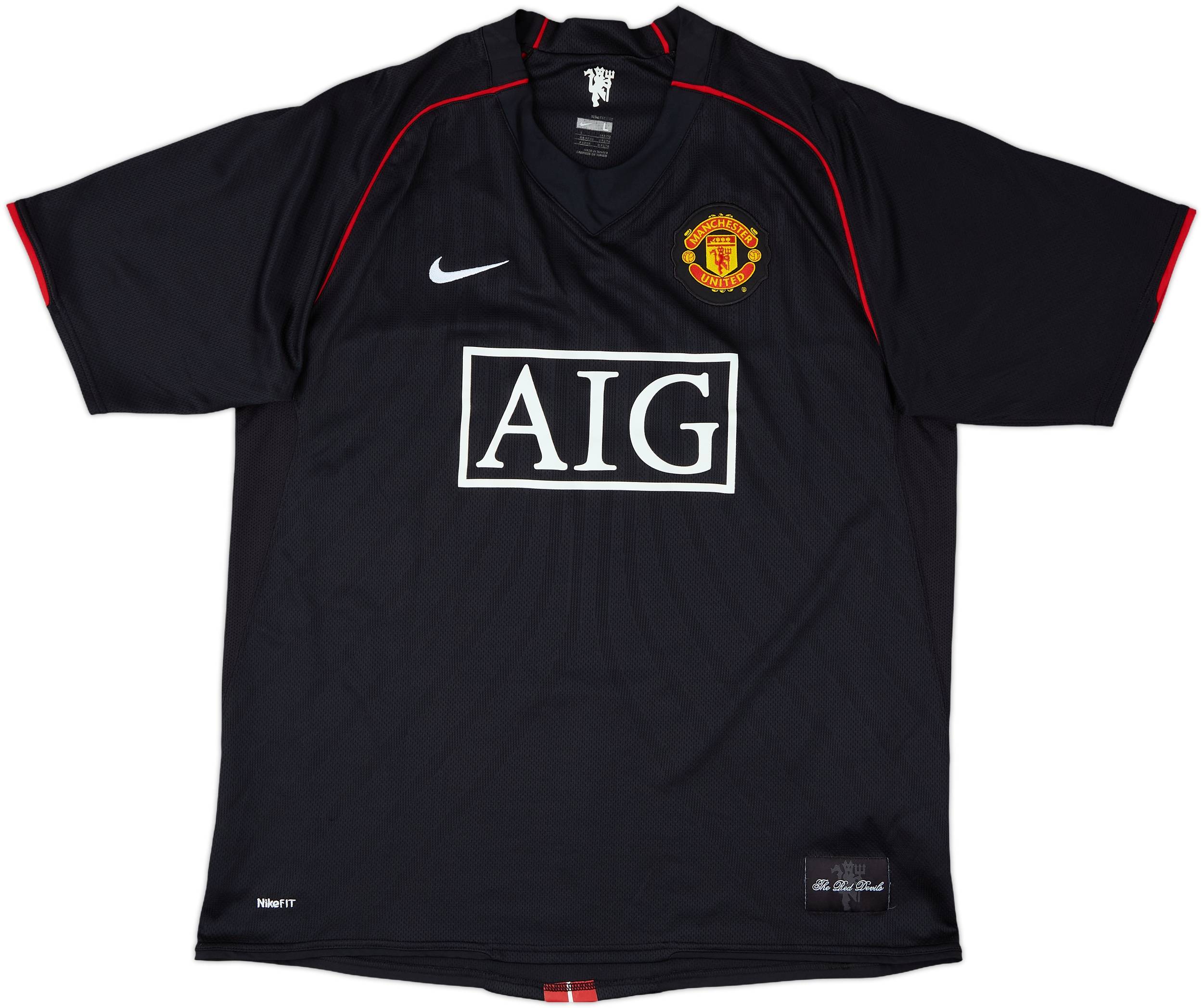 値下げ中Manchester United Ronaldo 7 ユニフォーム 2007-08 Manchester United Away Shirt Ronaldo #7 - 9/10 - (L)