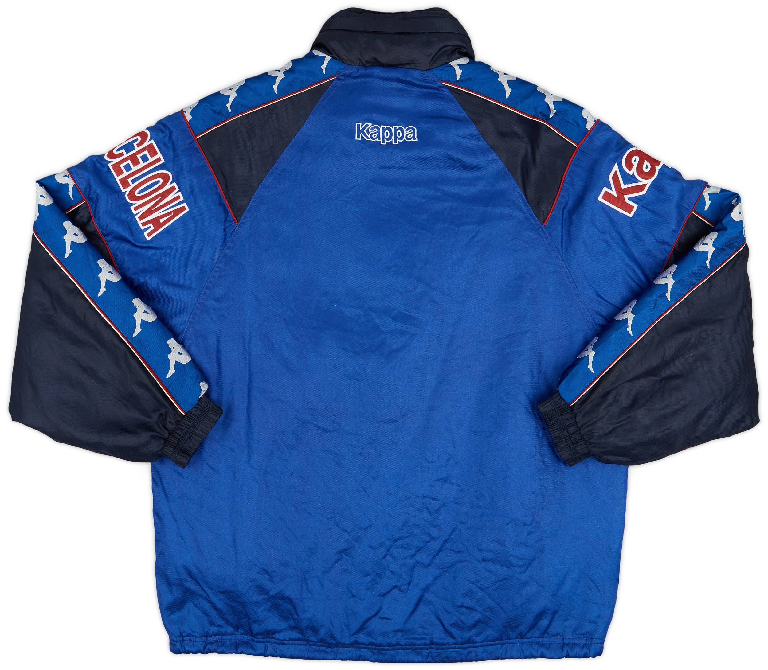 Kappa 95”FC Barcelona ベンチコート ネイビー/レッドXL FC BARCELONA 1995-97 RAIN JACKET KAPPA SIZE YL (L) | eBay