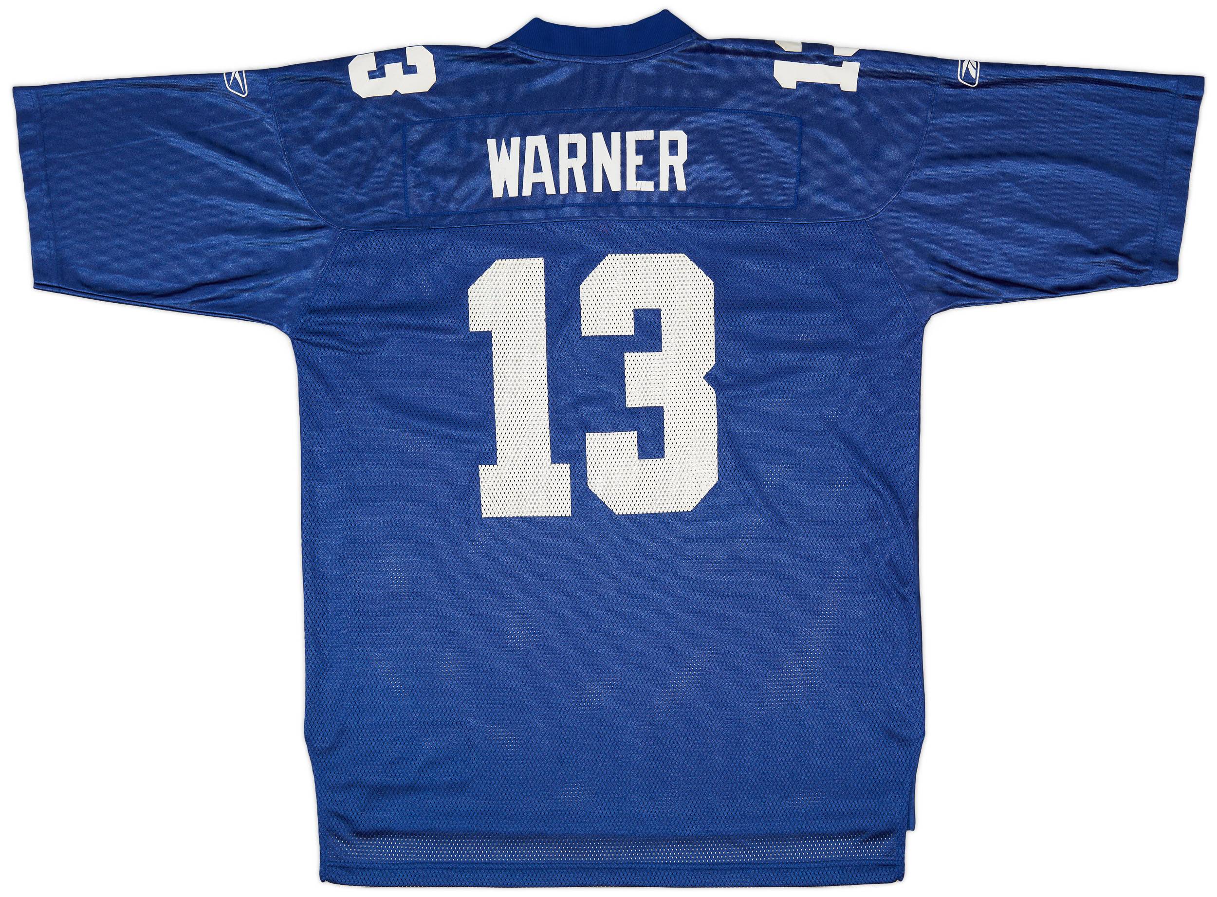 2004 New York Giants Warner #13 Reebok On Field Home Jersey (Very
