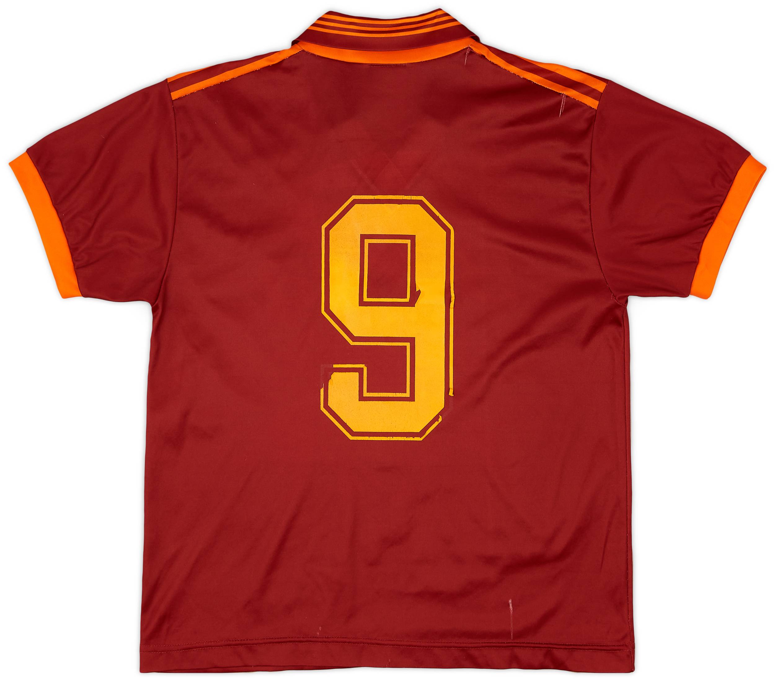 adidas製　ASローマ　ユニフォーム　92/94 1992-94 Roma Home Shirt #9 - 5/10 - (XS)
