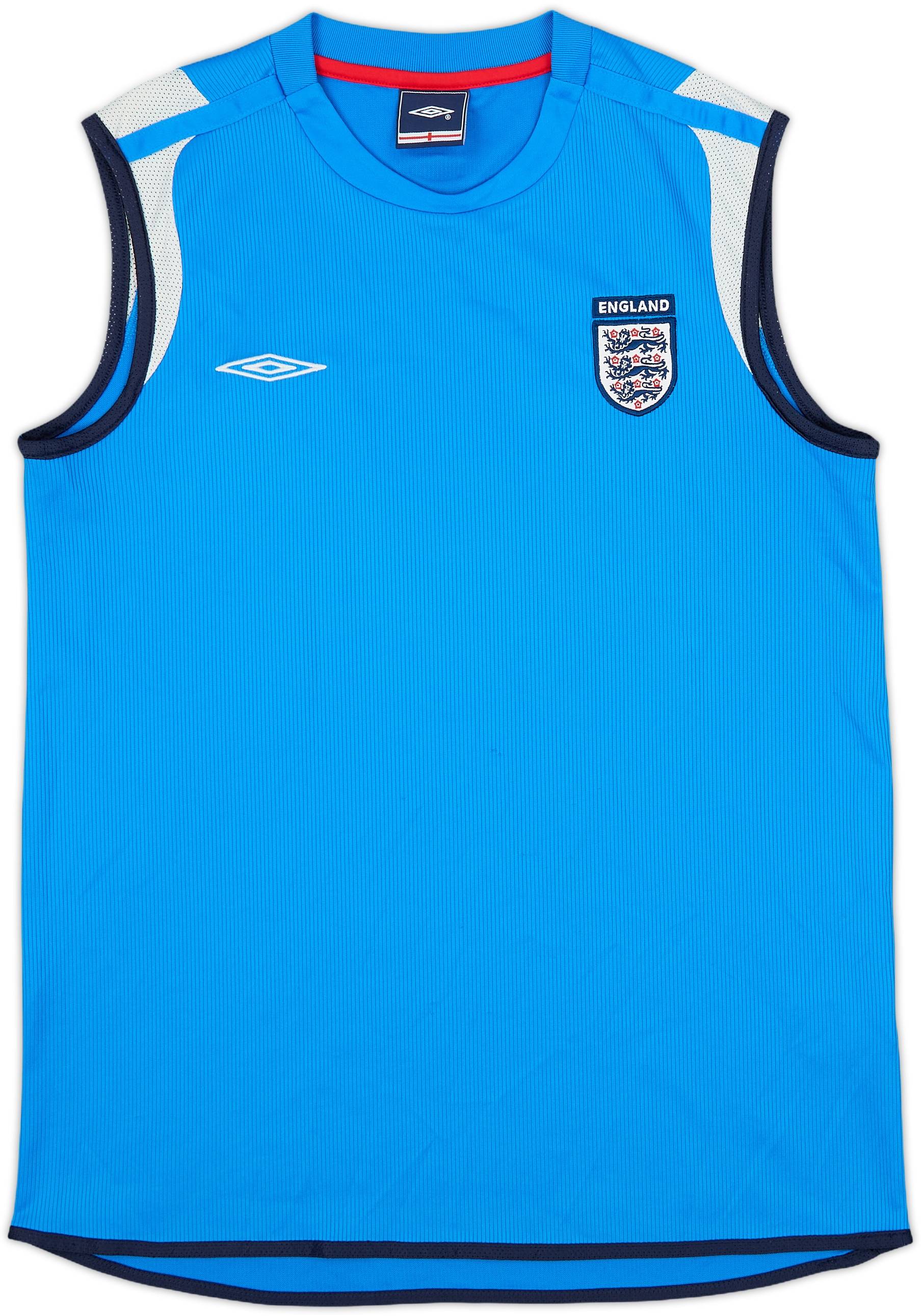 2004-06 England Umbro Training Vest - 8/10 - (M)
