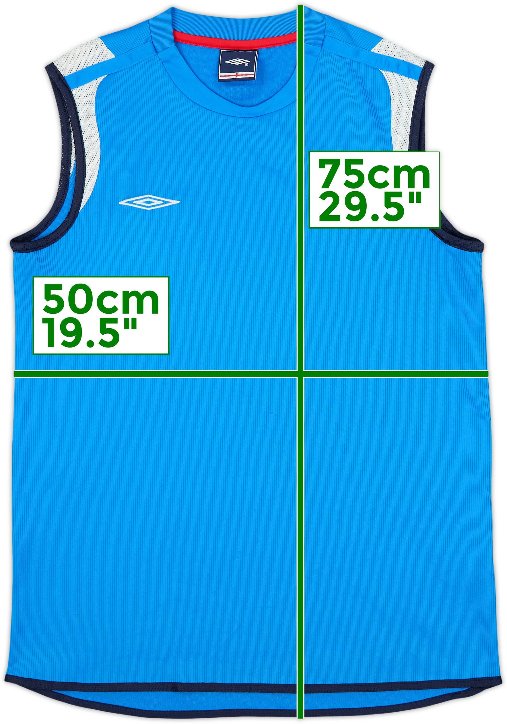 2004-06 England Umbro Training Vest - 8/10 - (M)