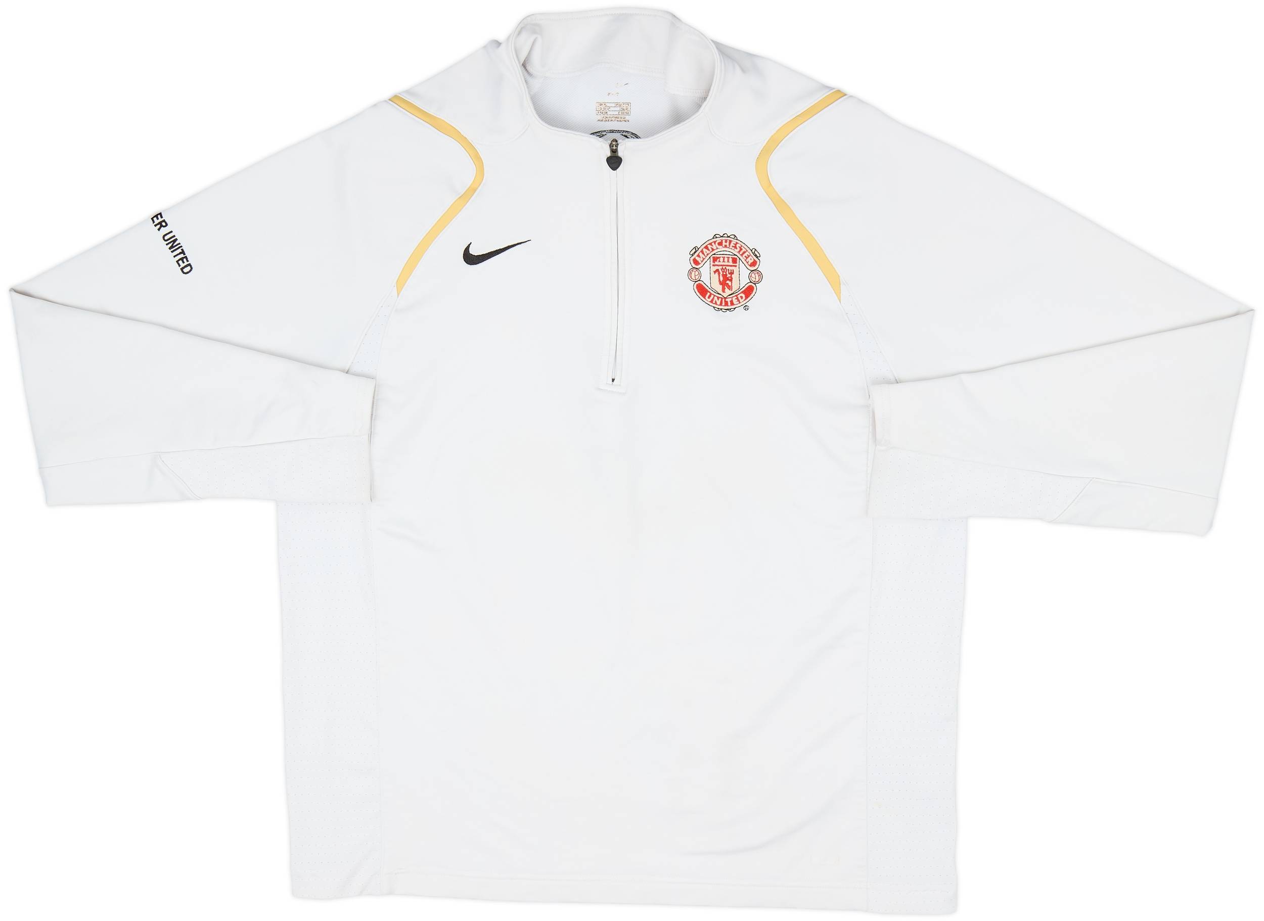 2006-07 Manchester United Nike 1/4 Zip Drill Top - 7/10 - (XL)