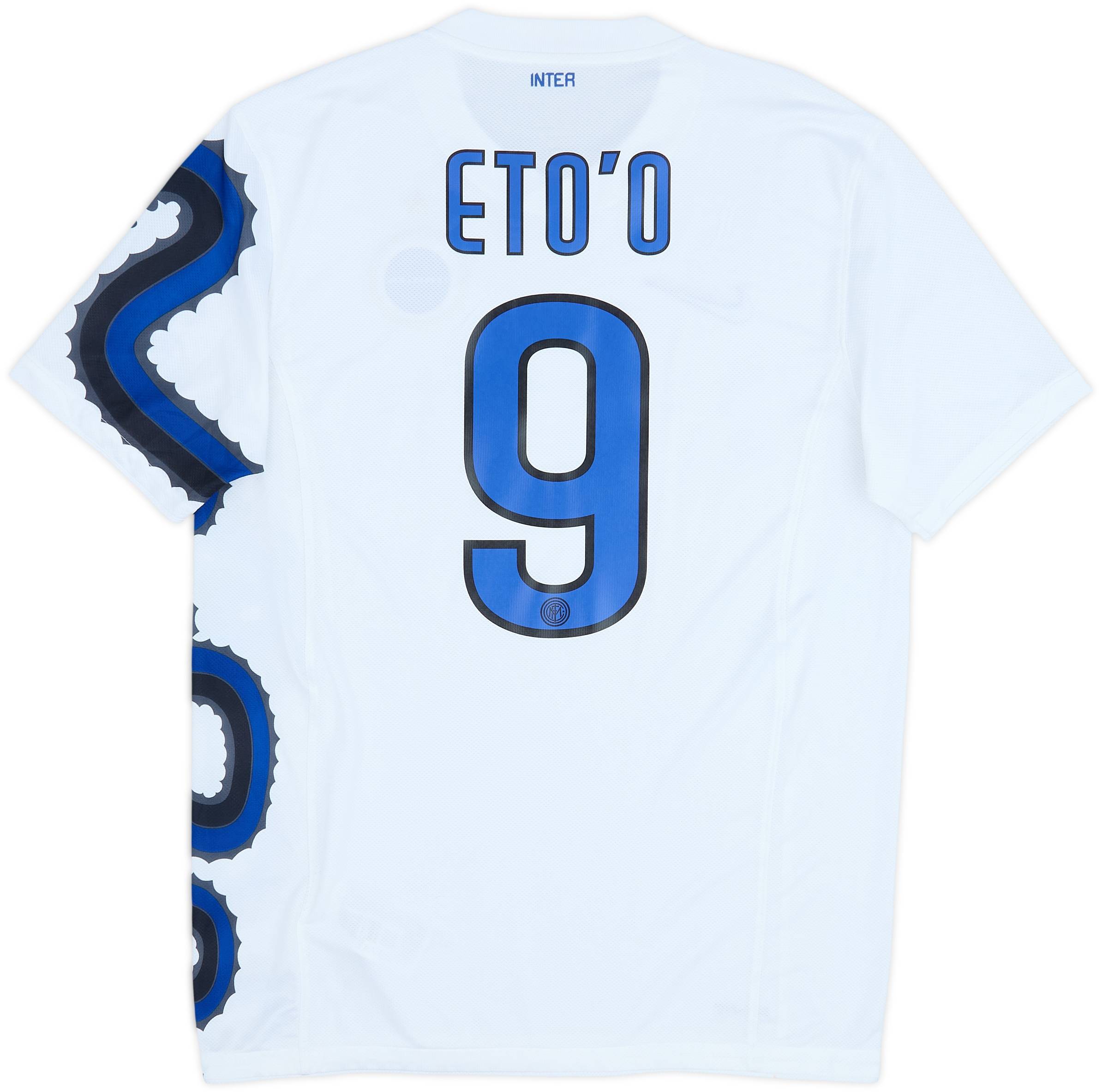 2010-11 Inter Milan Away Shirt Eto'o #9 - 8/10 - (M)