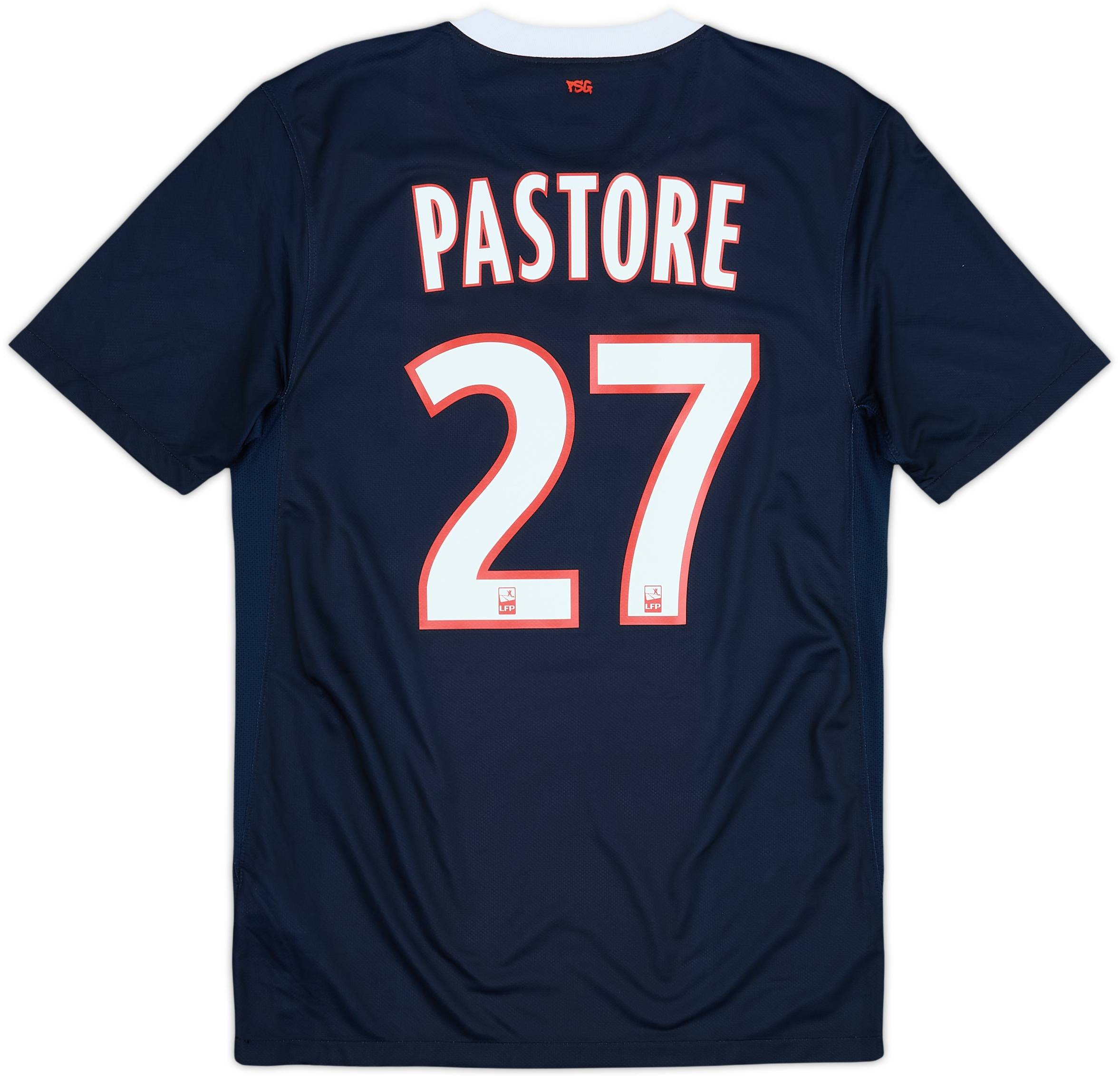 2011-12 Paris Saint-Germain Home Shirt Pastore #27 - 10/10 - (S)