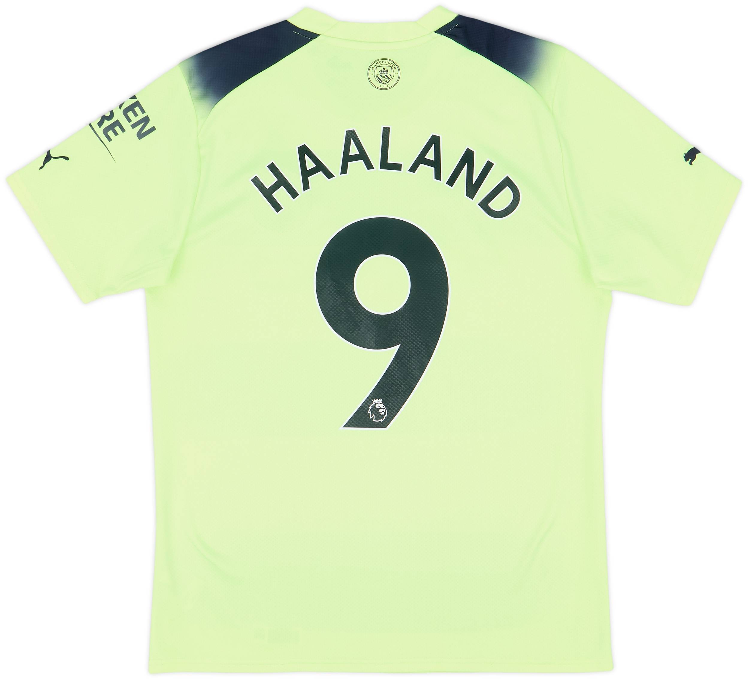 2022-23 Manchester City Third Shirt Haaland #9 - 9/10 - (M)